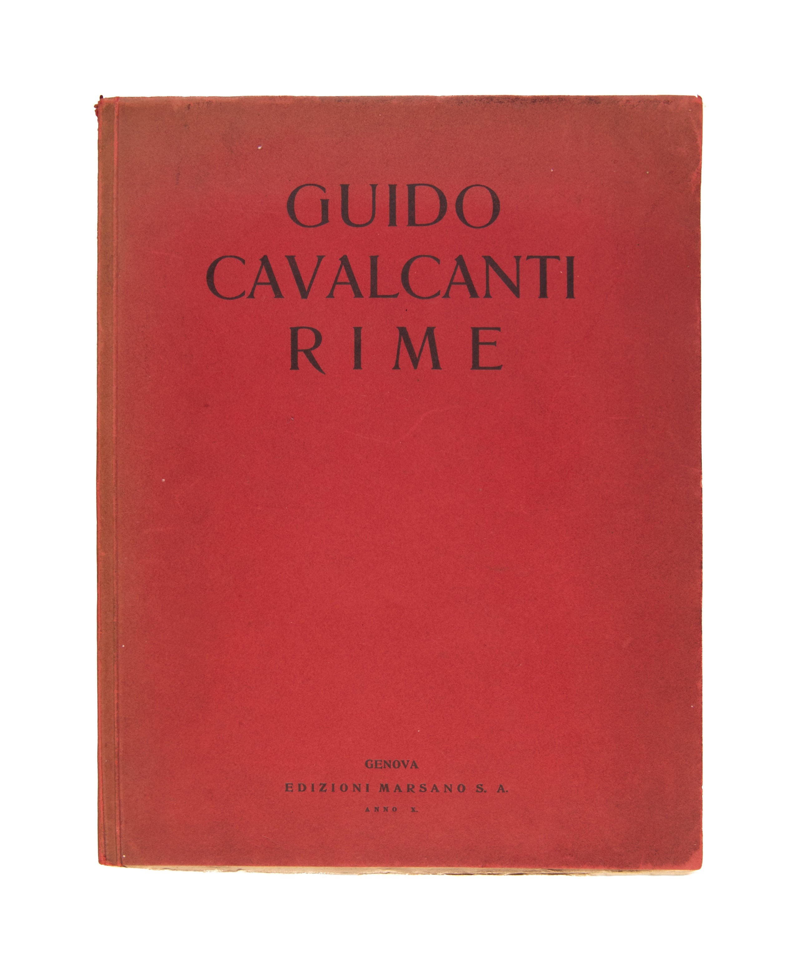 Guido Cavalcanti Rime.