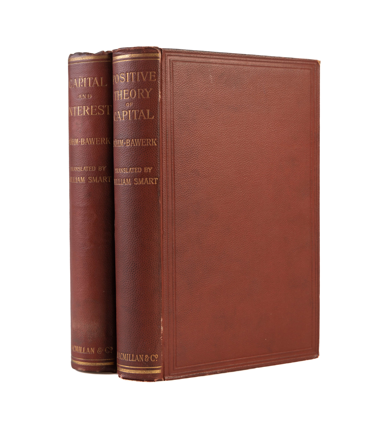 Capital and Interest. A Critical History of Economical Theory. [with:] The Positive Theory of Capital. Translated with a preface and analysis by William Smart.