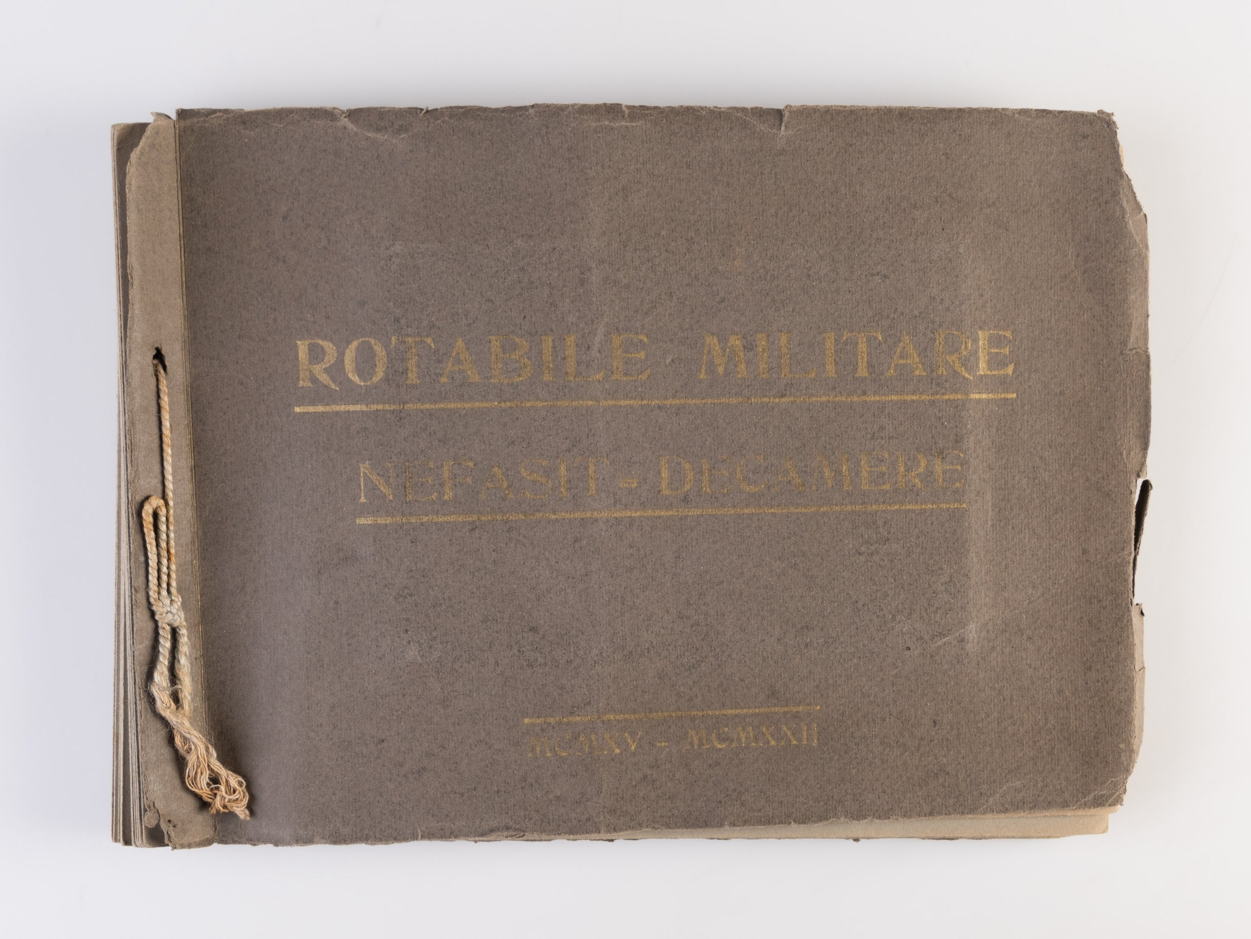 Rotabile Militare. Nefasit-Decamere. MCMXV-MCMXXII.
