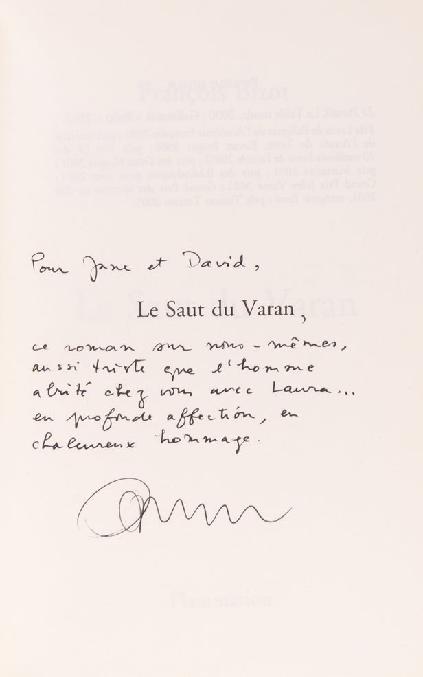 Le Saut du Varan. Roman.