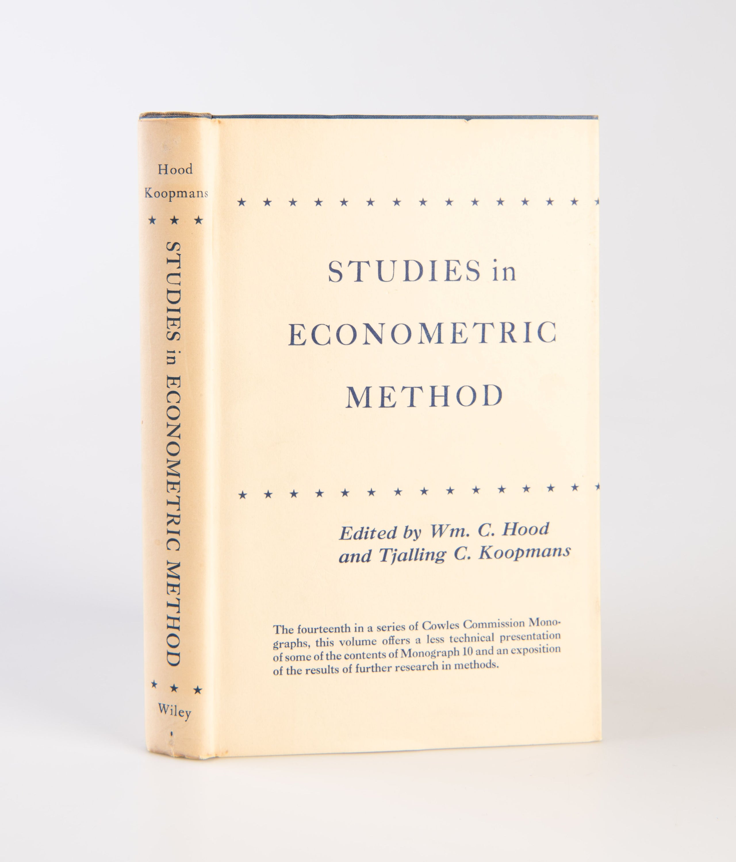 Studies in Econometric Method.