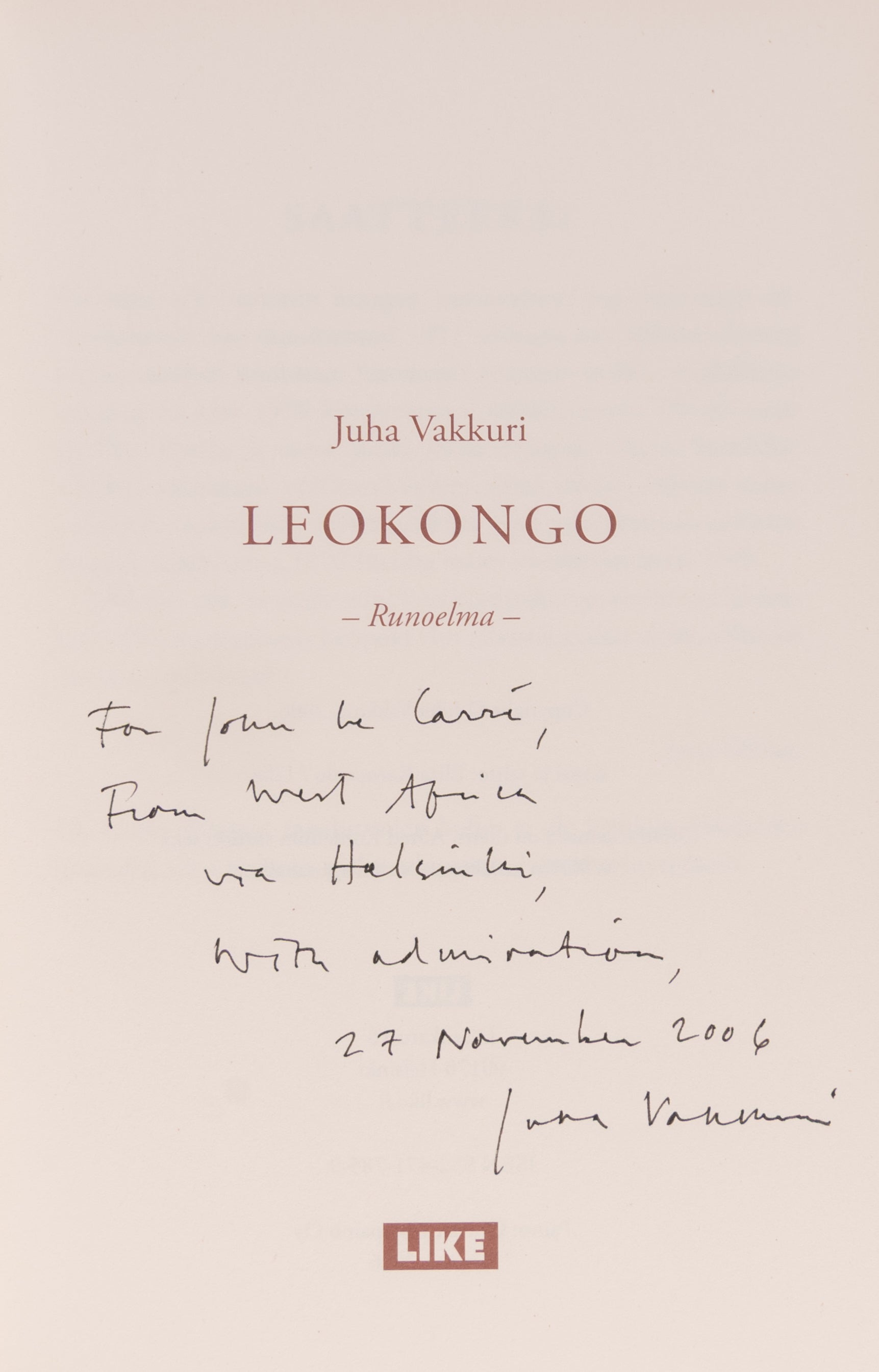 Leokongo.