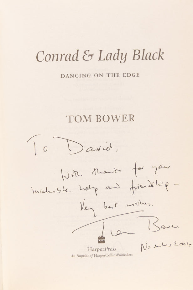 Conrad & Lady Black. Dancing on the Edge.