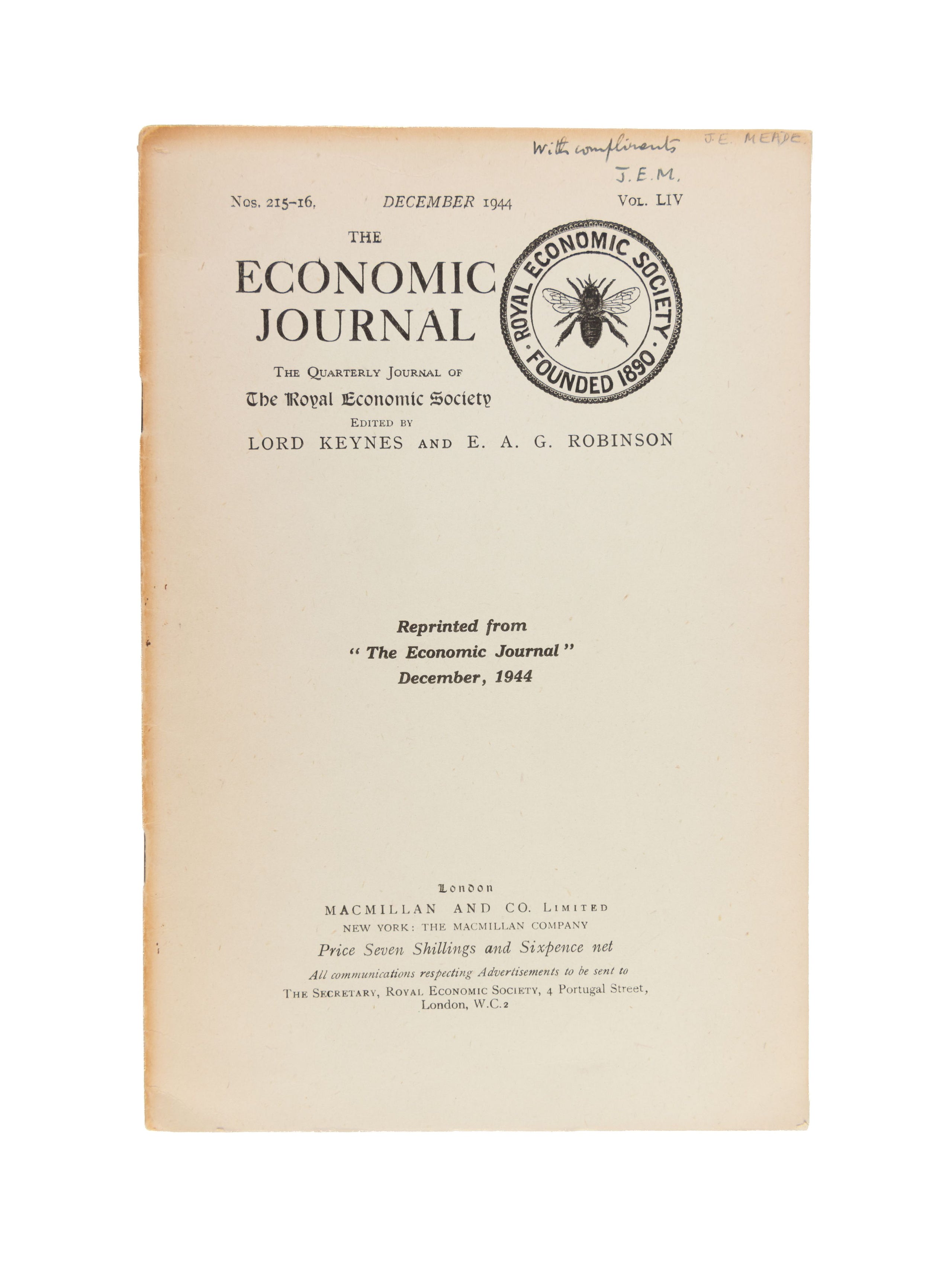 Price and Output Policy of State Enterprise: A Symposium.