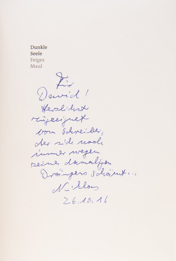 Dunkle Seele. Feiges Maul. Wie Skandalös undKomisch sich die Deutschen beim Entnazifizieren reinwaschen.