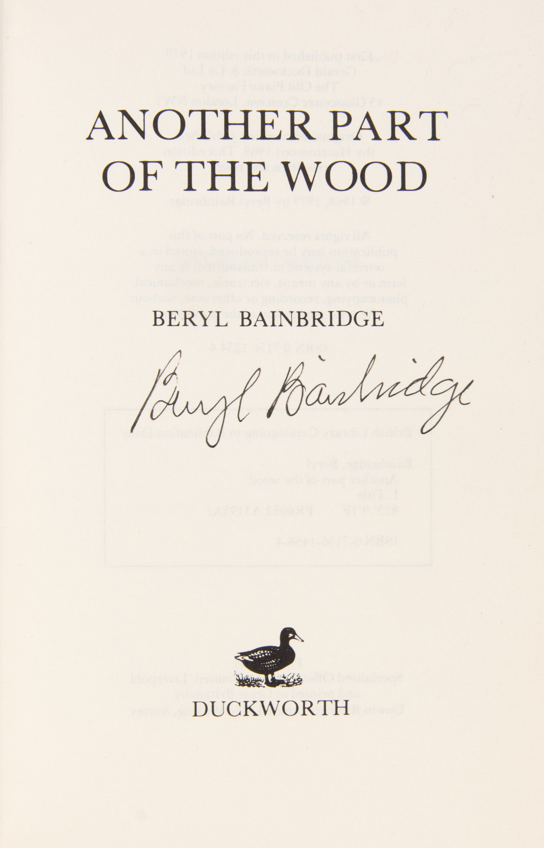 Another Part of the Wood.