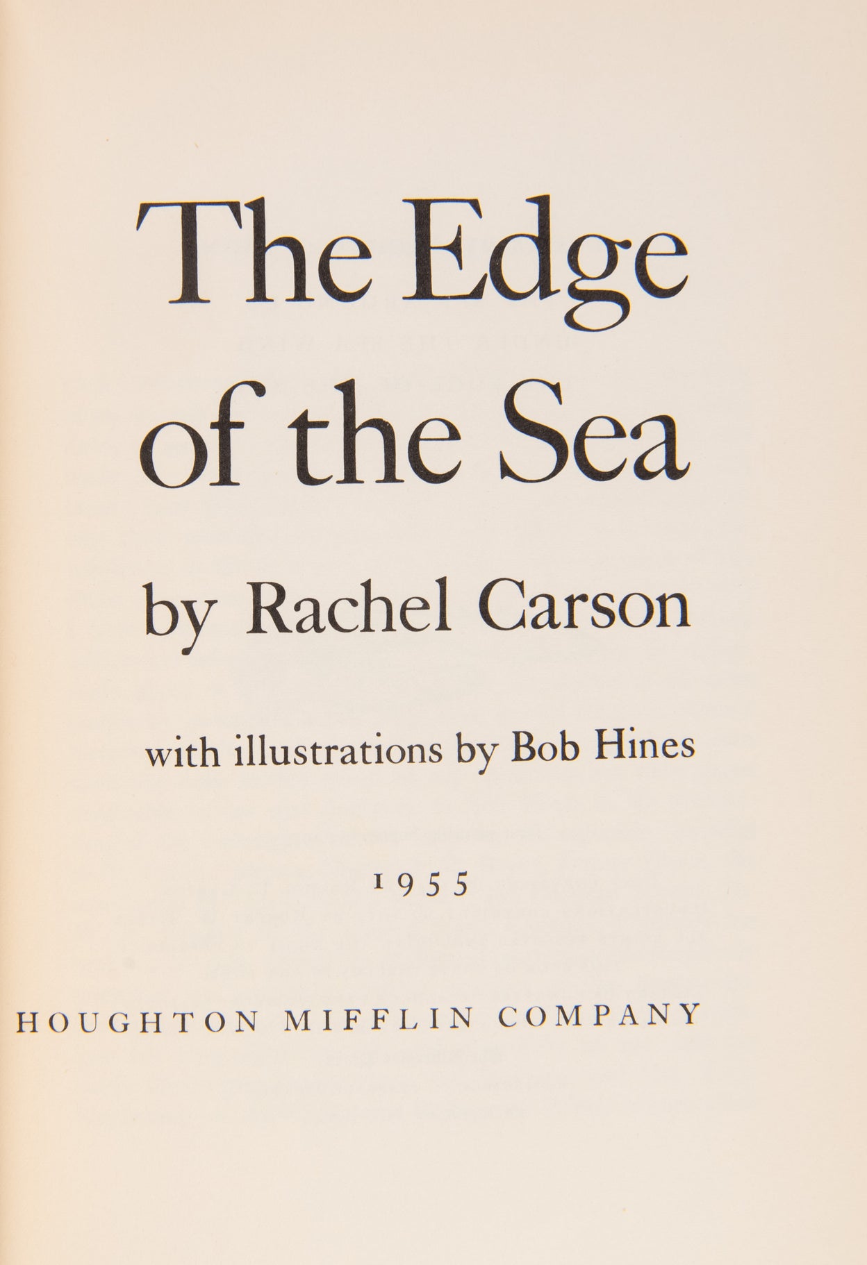 The Edge of the Sea.