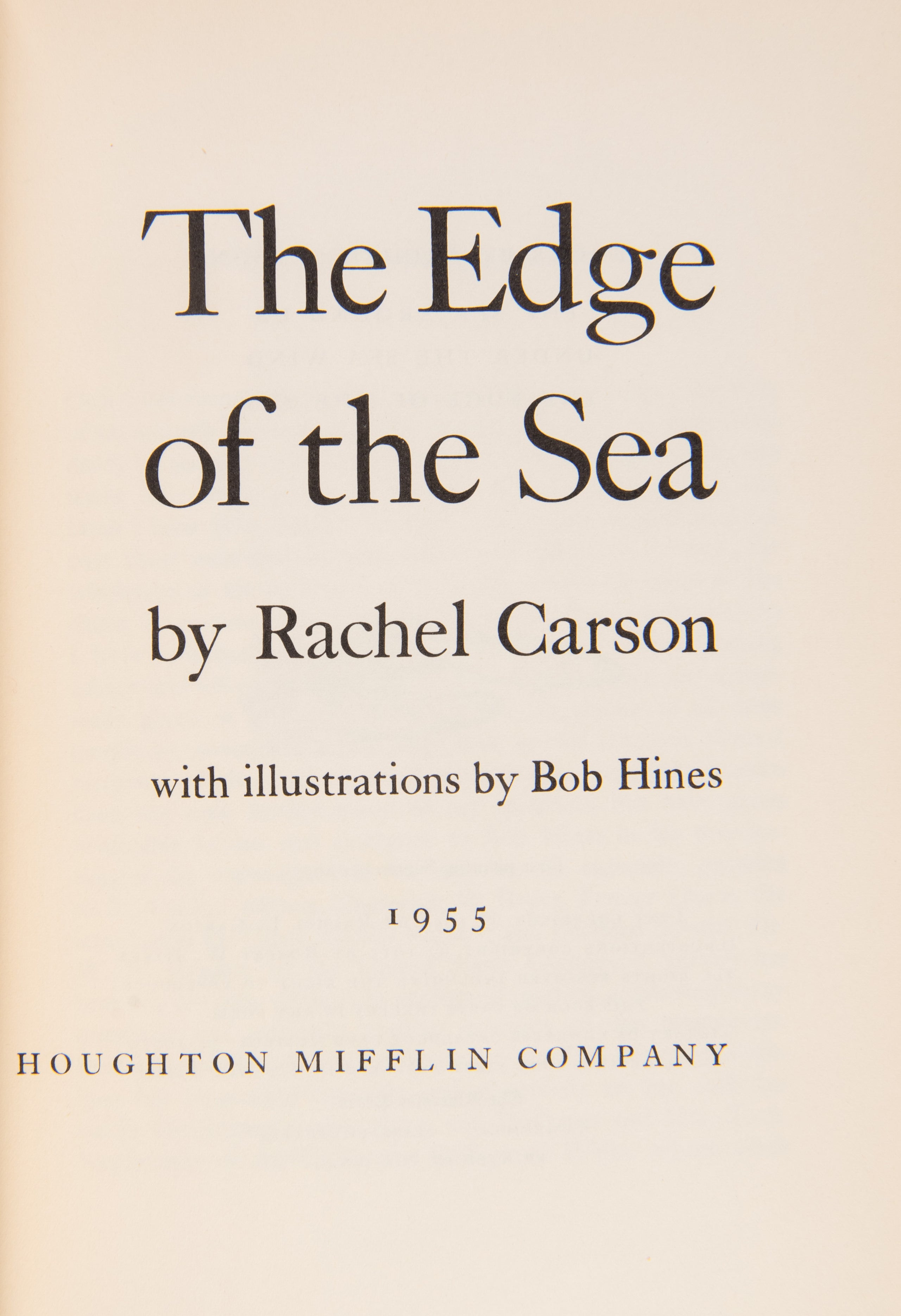 The Edge of the Sea.
