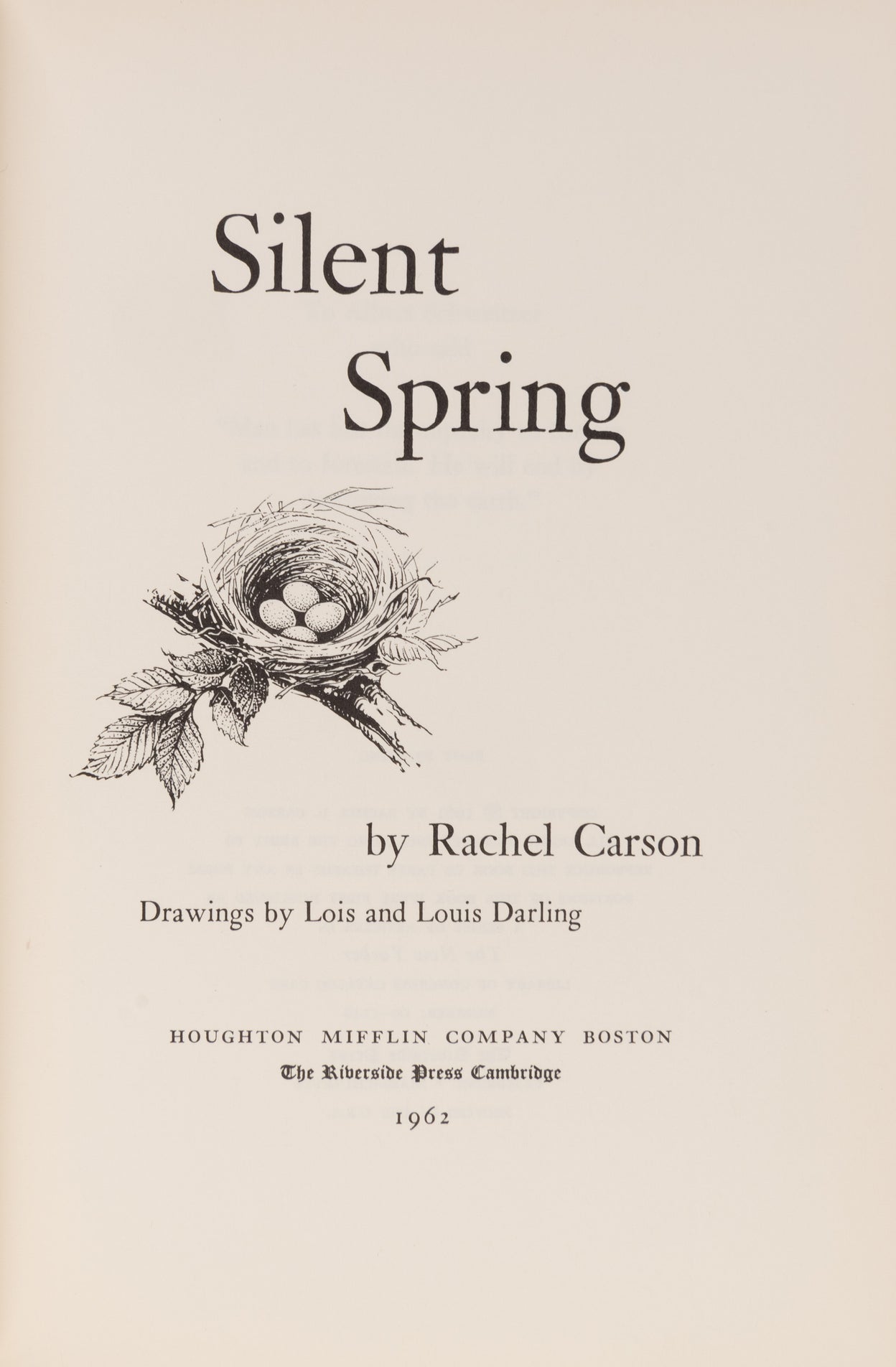 Silent Spring.