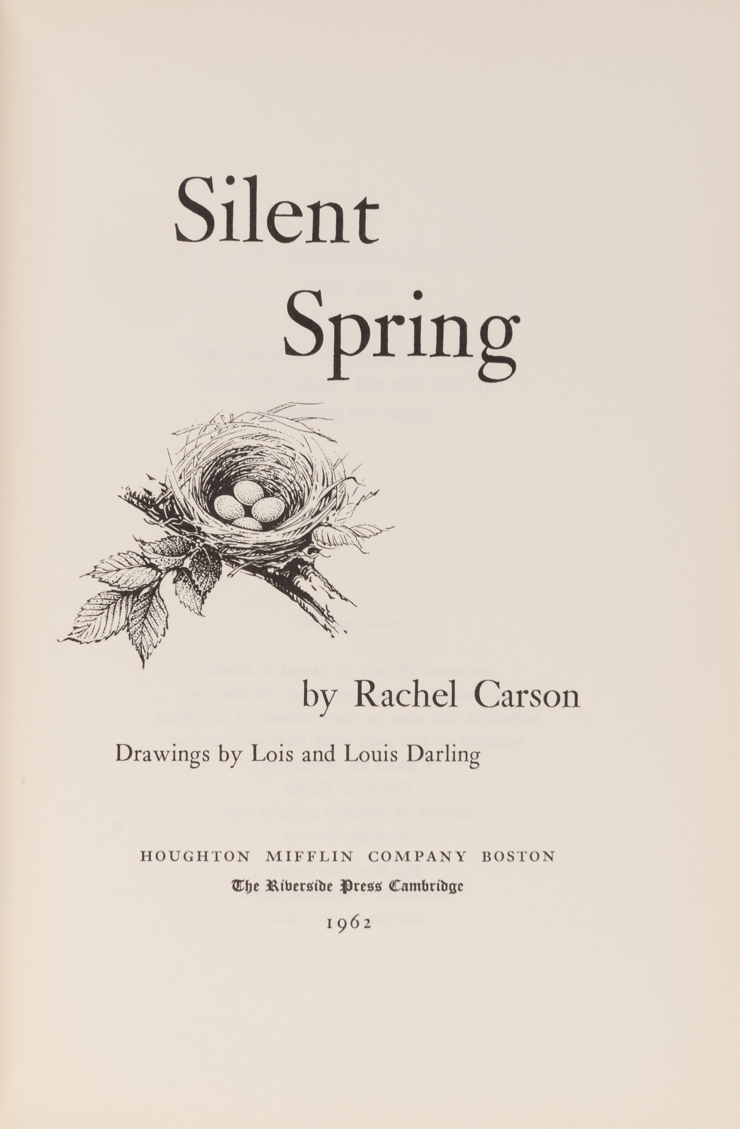 Silent Spring.
