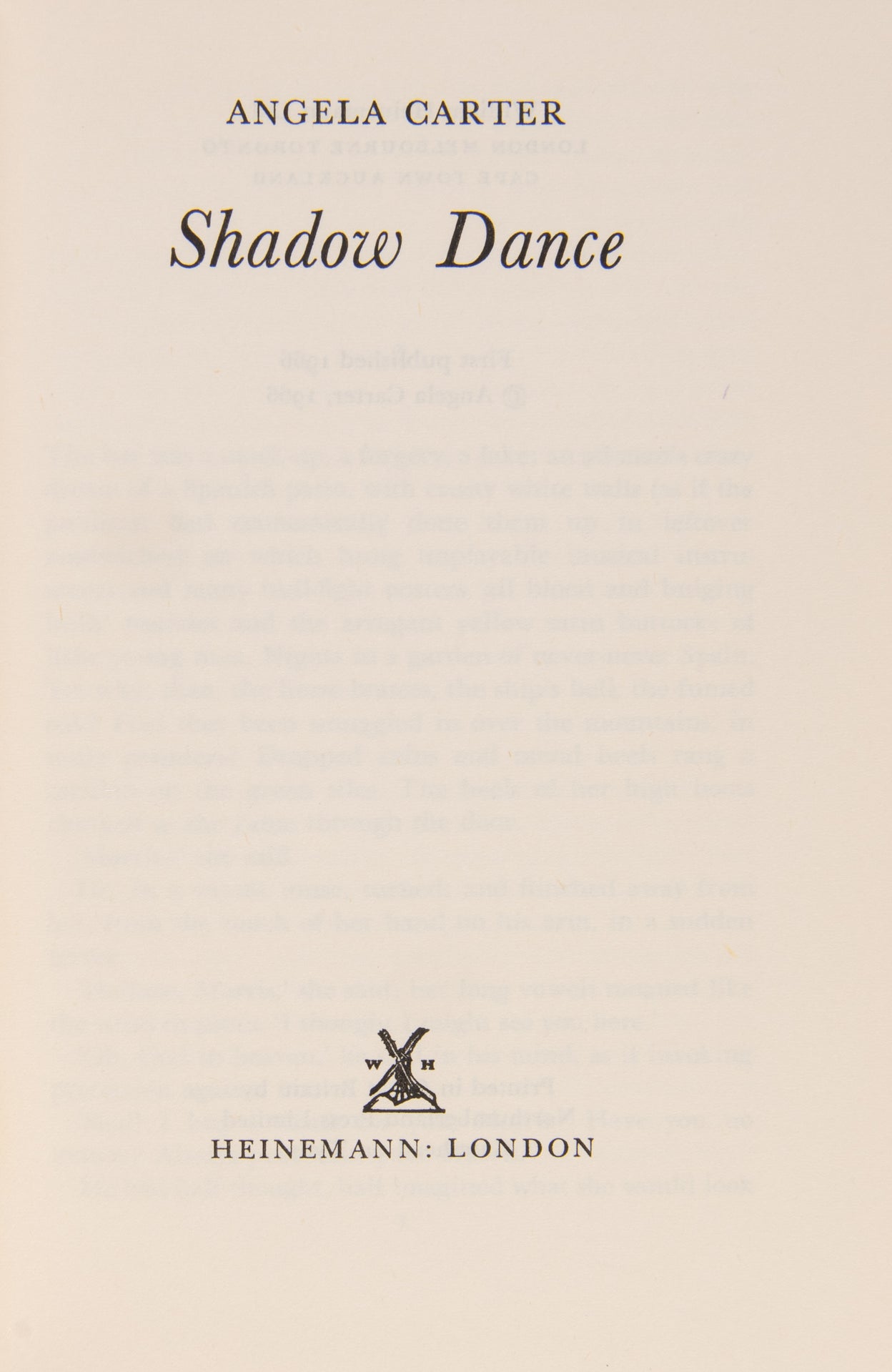 Shadow Dance.