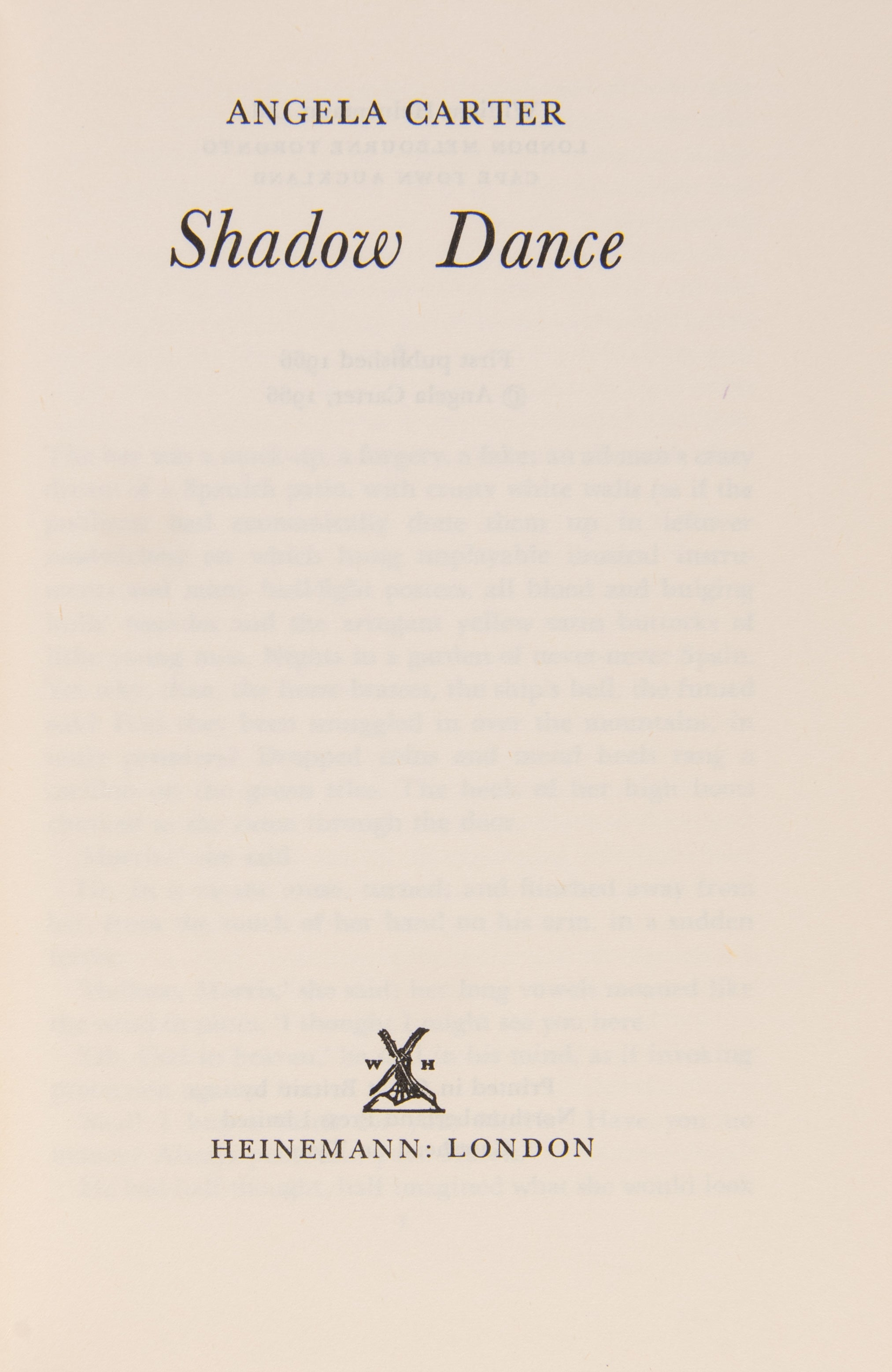 Shadow Dance.