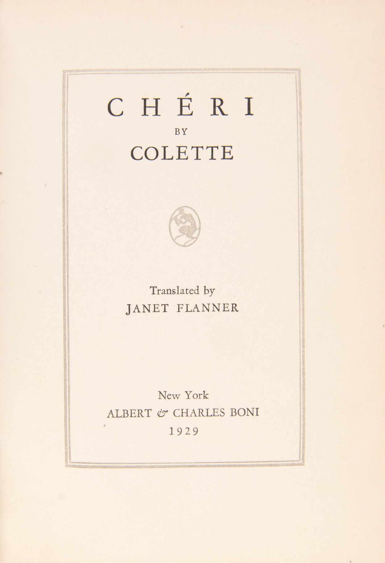 Chéri.