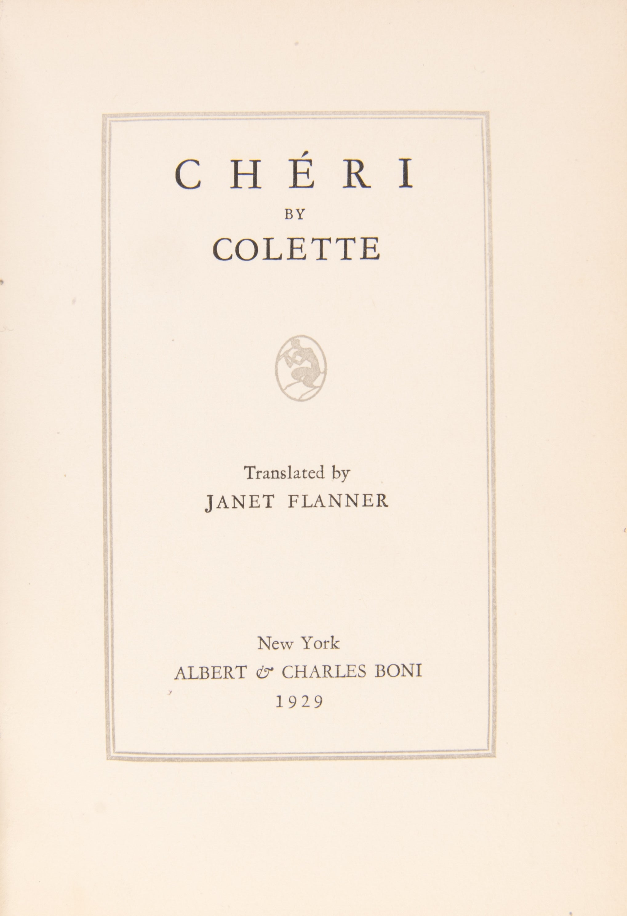 Chéri.