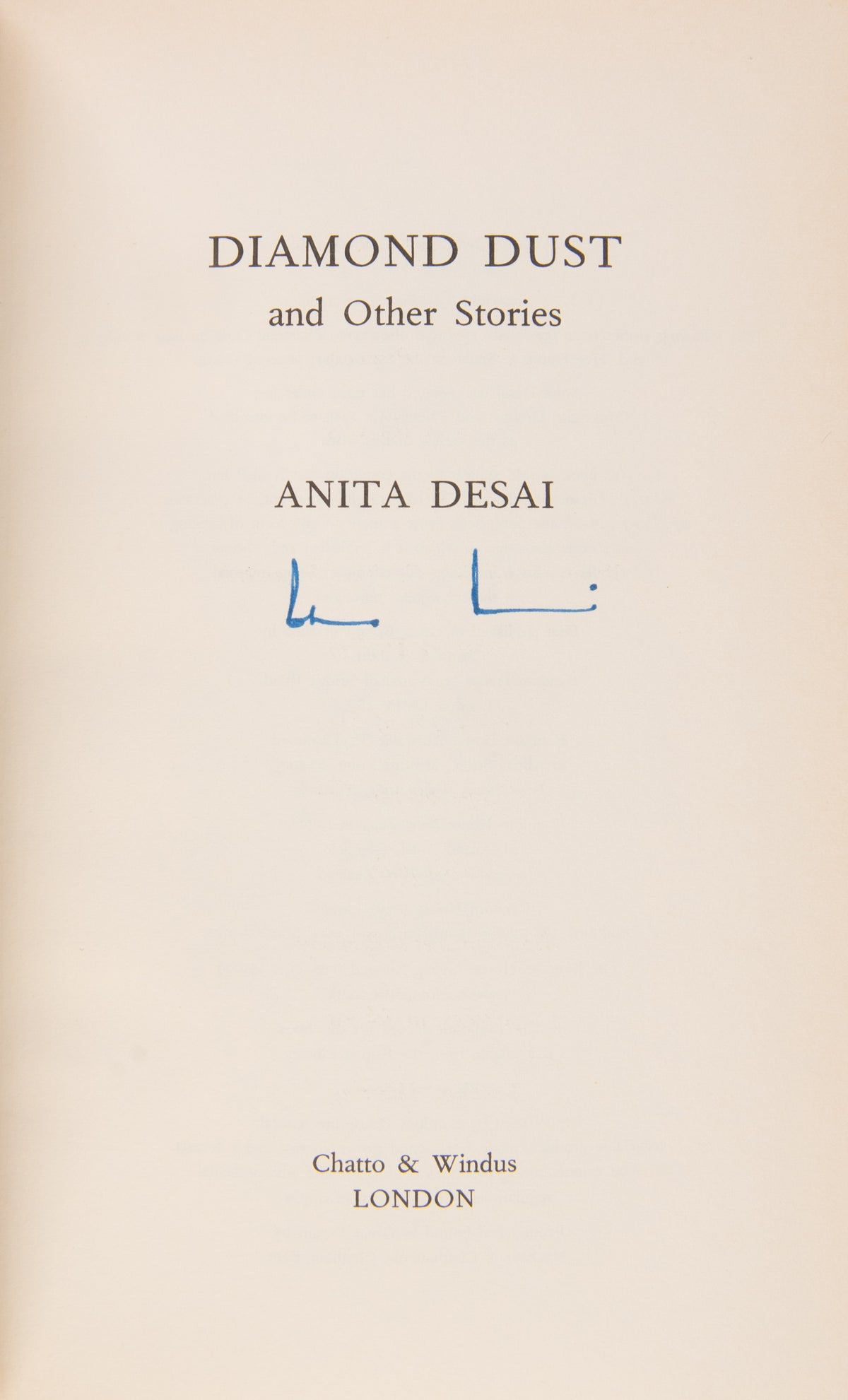 Diamond Dust and Other Stories.