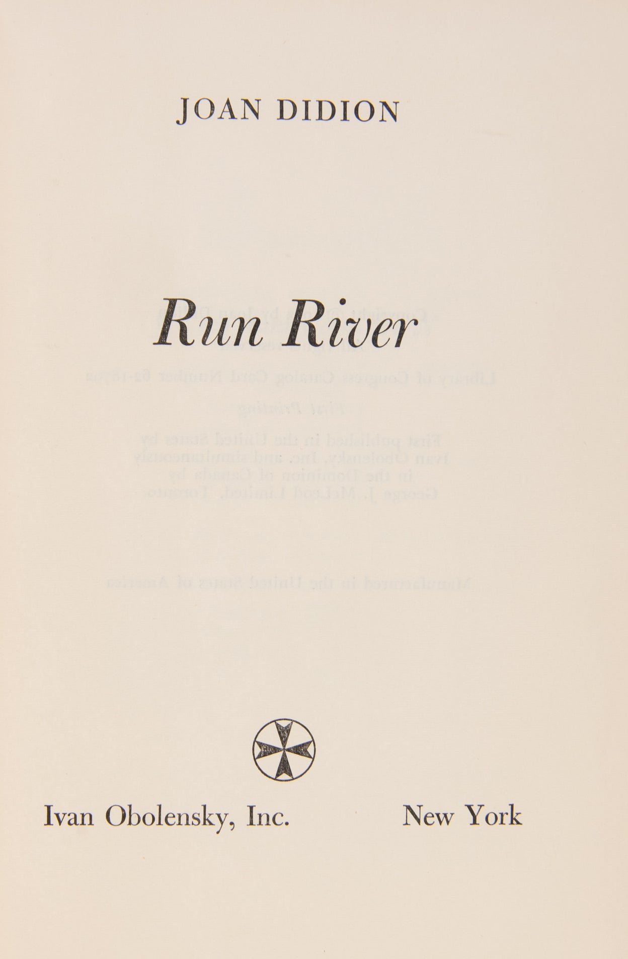 Run River.
