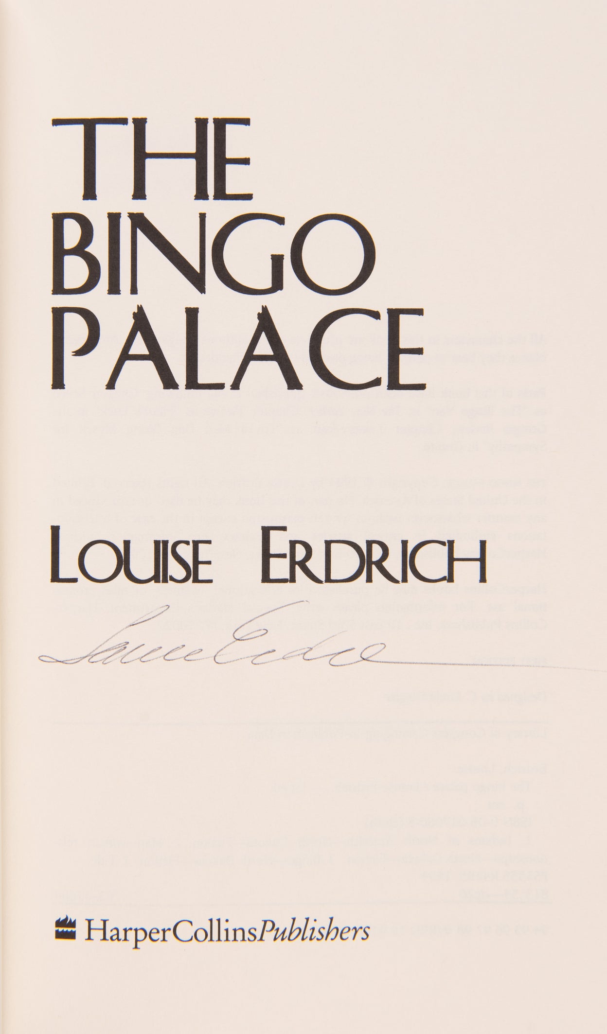 The Bingo Palace.