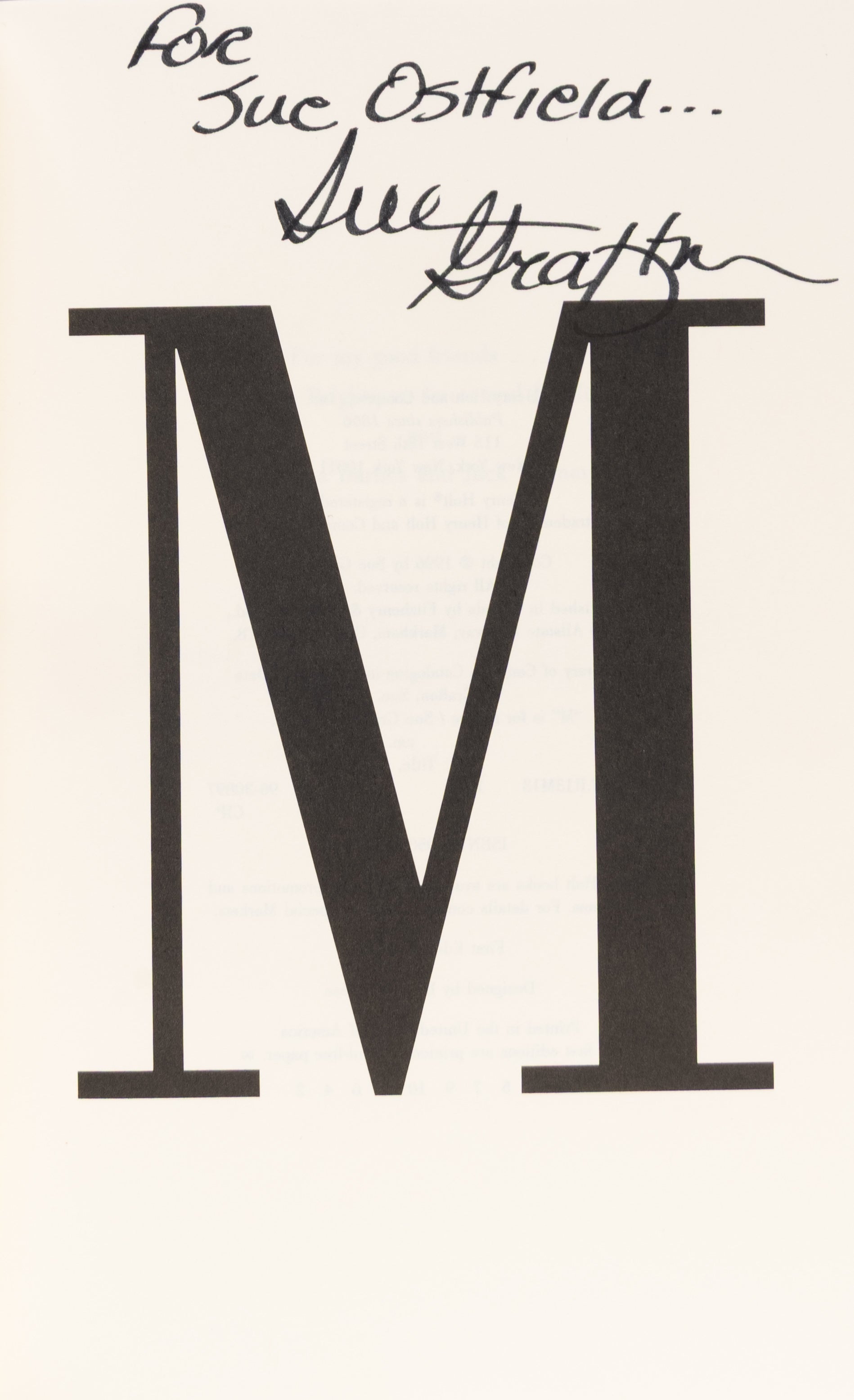 A Complete set of the Alphabet Series in First Edition: “A” is For Alibi, 