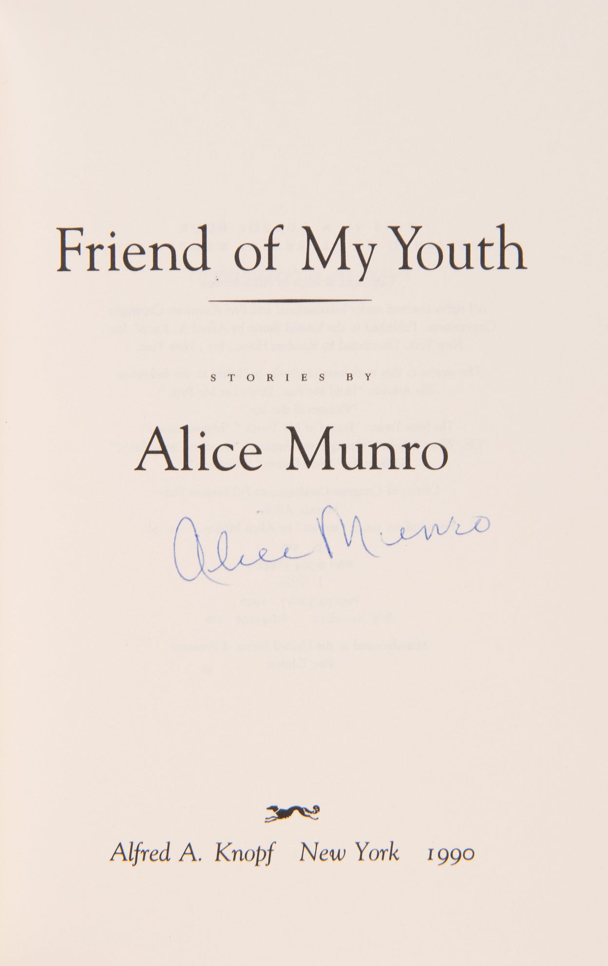 Friends of my Youth.