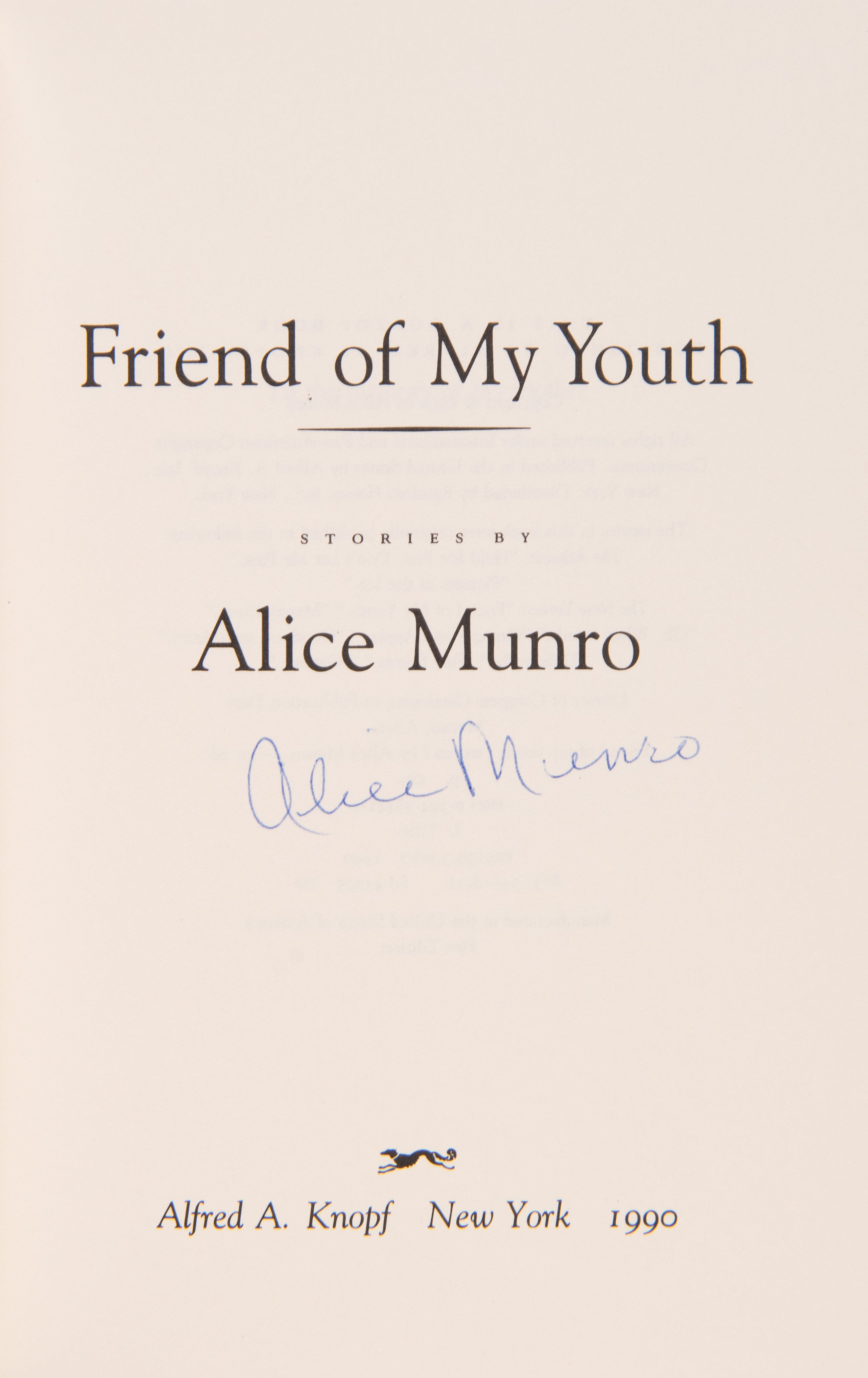 Friends of my Youth.