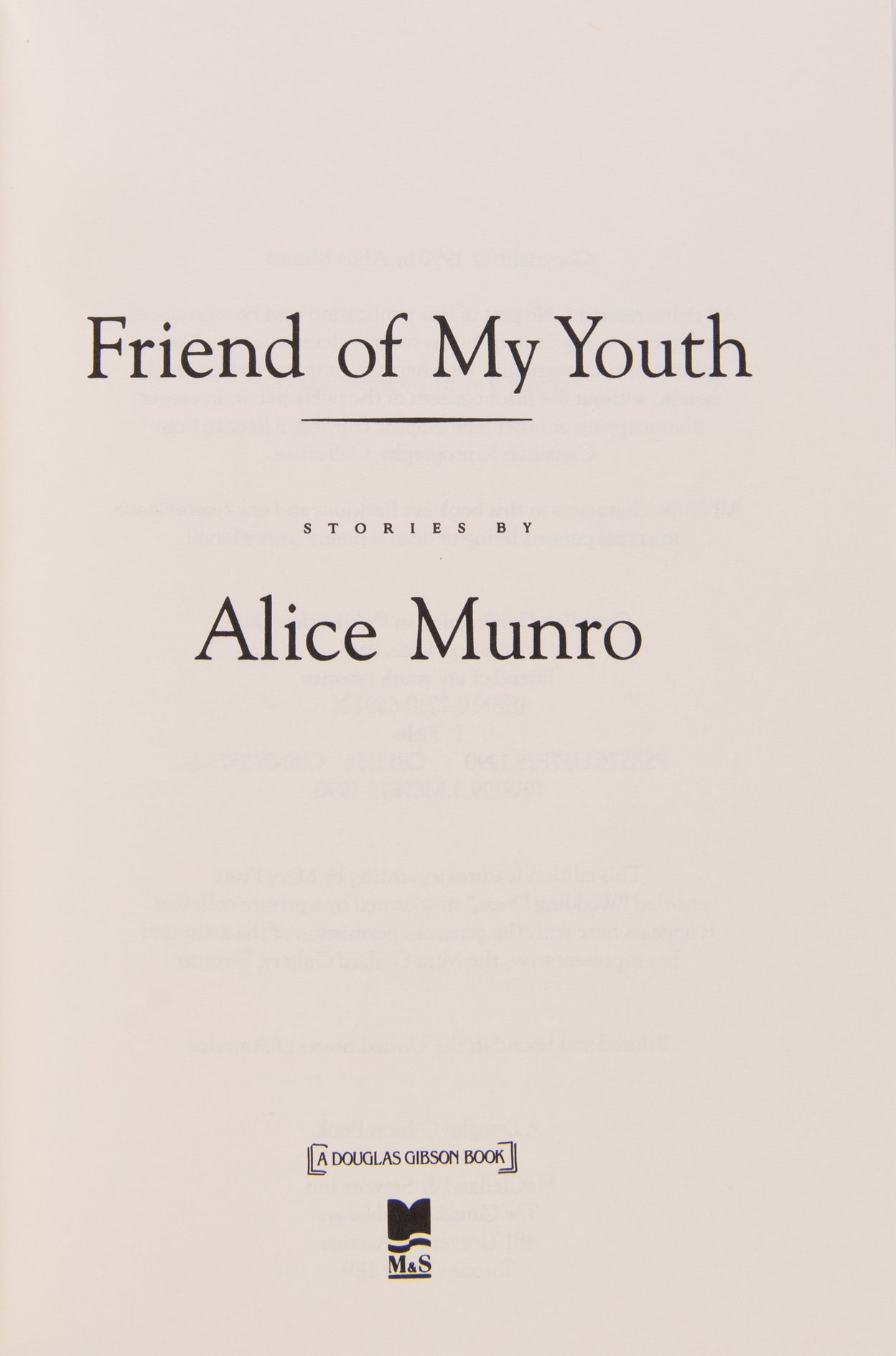 Friends of my Youth.