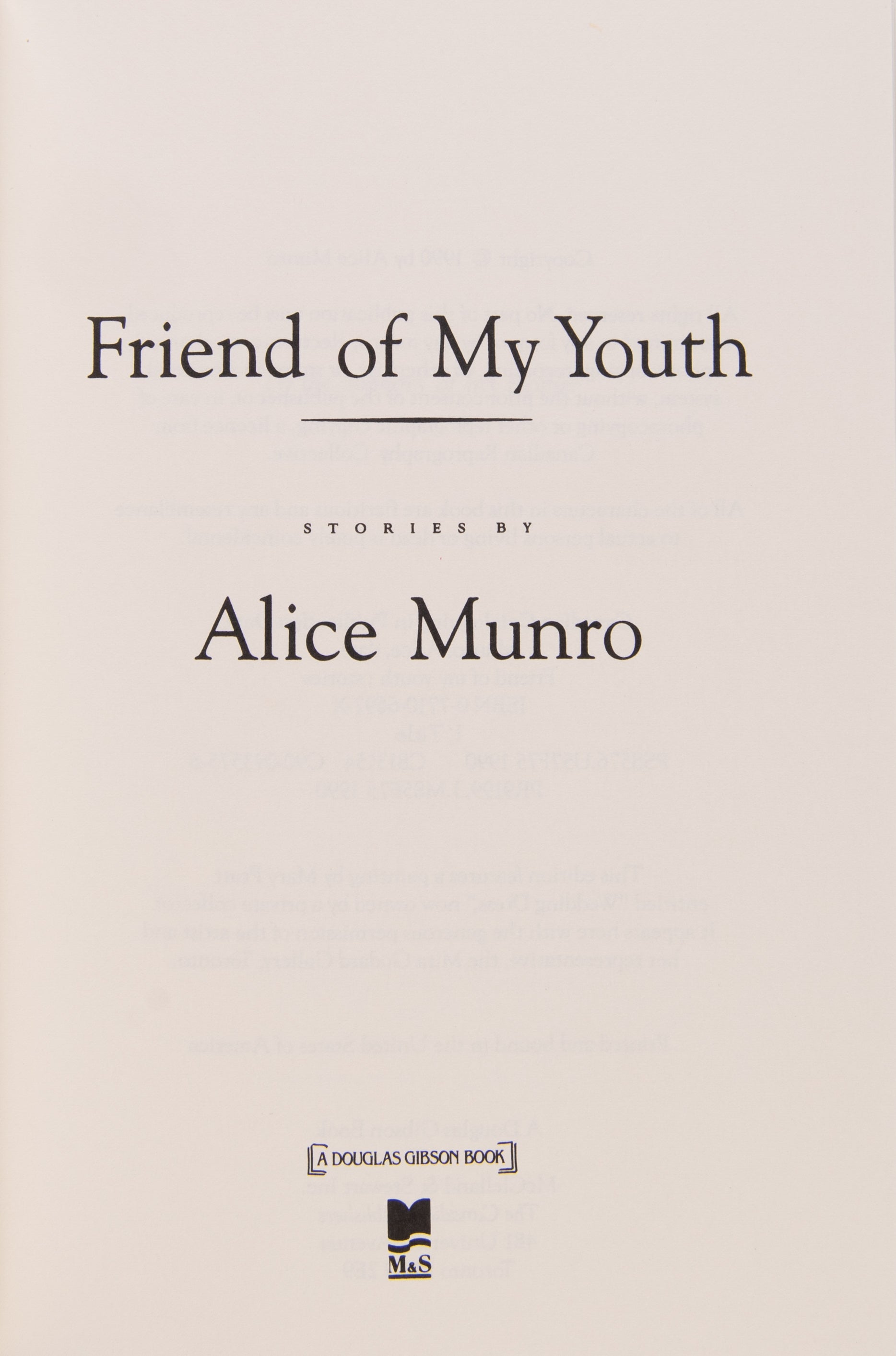 Friends of my Youth.
