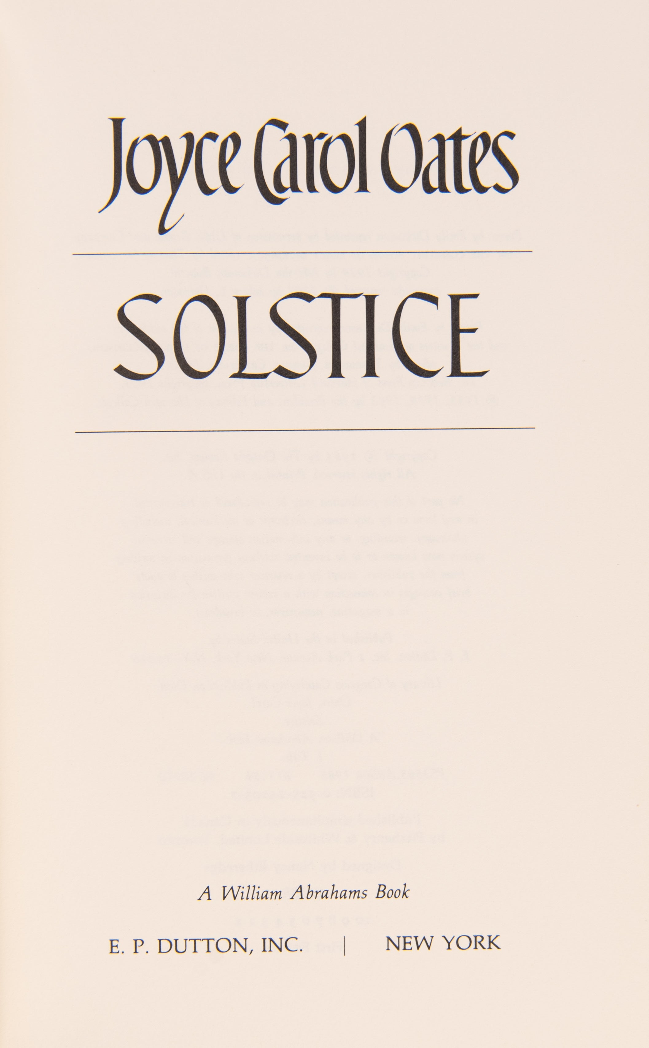 Solstice.