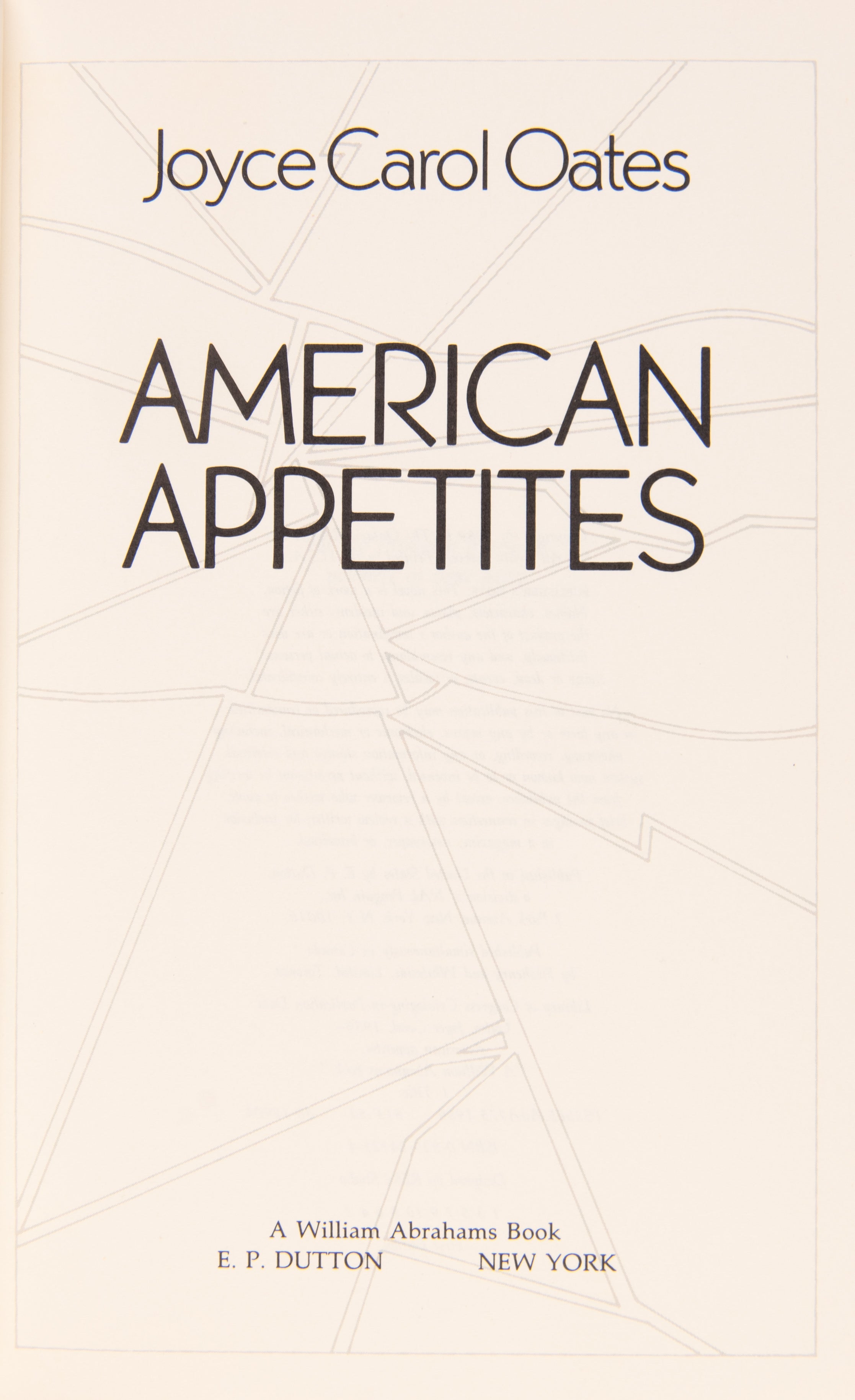 American Appetites.