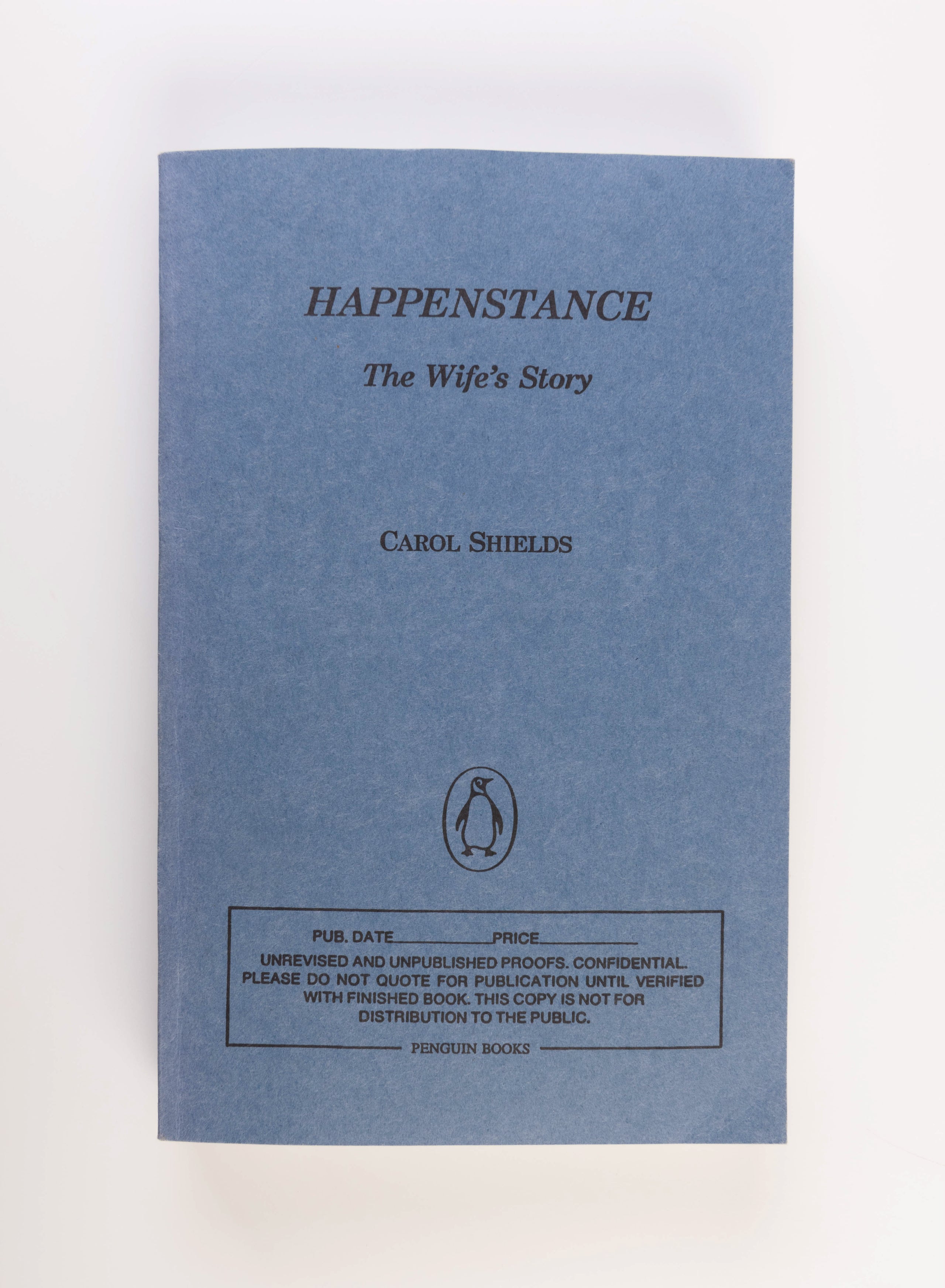 Happenstance, the Husband's Story.