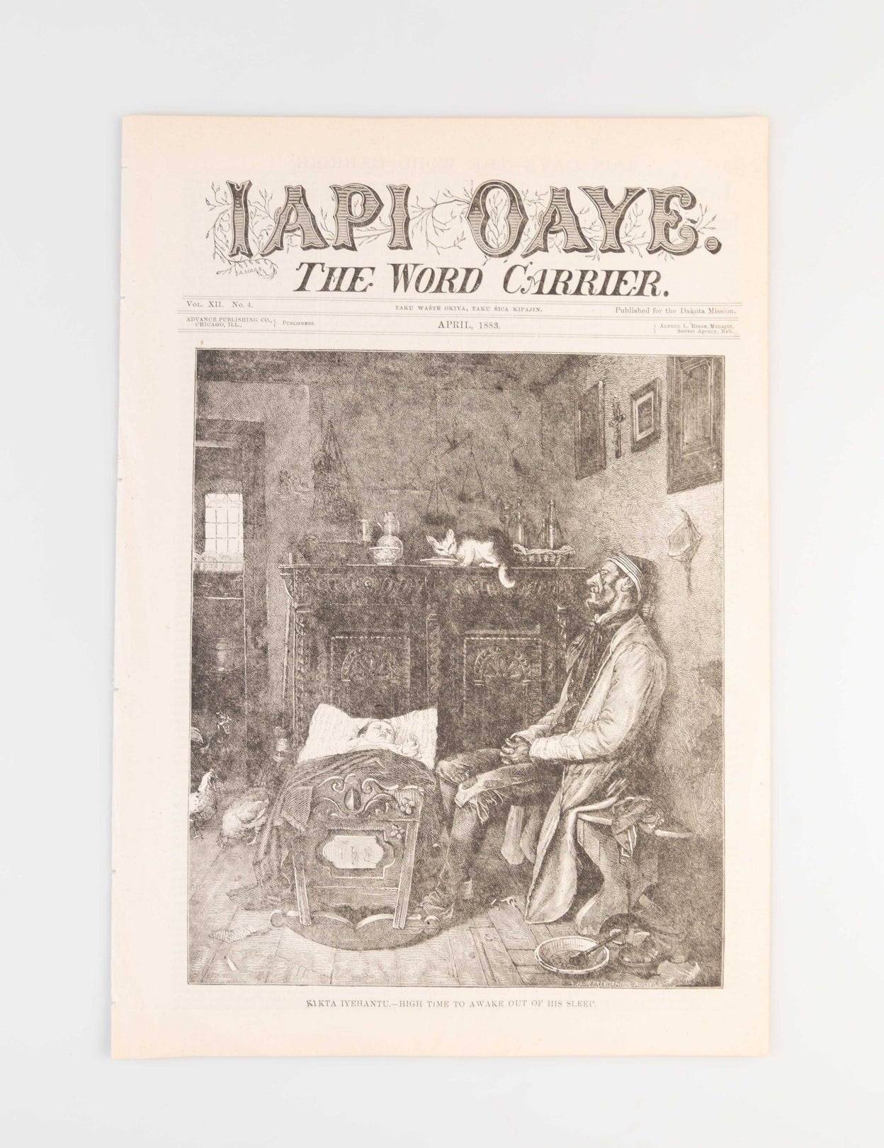 Iapi Oaye. The Word Carrier. [Five issues:] Vol. IX. No. 7.; X. No. 8.; XI. No. 9.; XII. No. 4.; XII. No. 9.