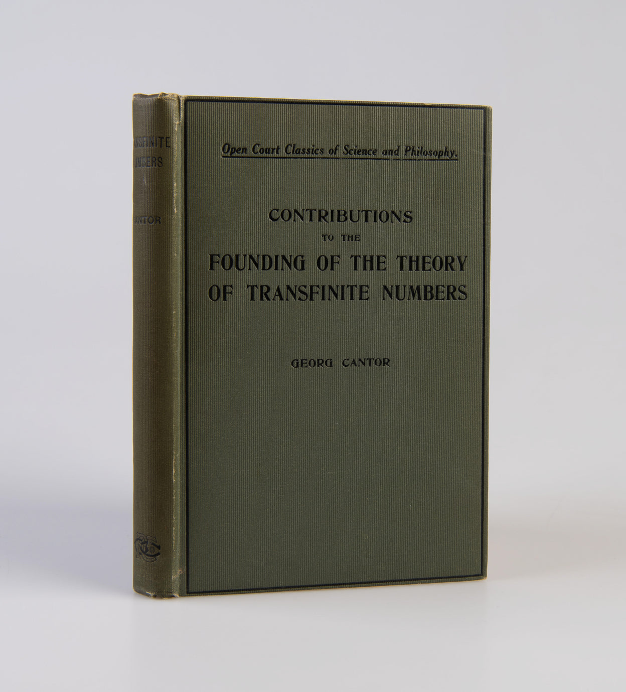 Contributions to the Founding of the Theory of Transfinite Numbers. Translated, and Provided with an Introduction and Notes, by Philip E.B. Jourdain.