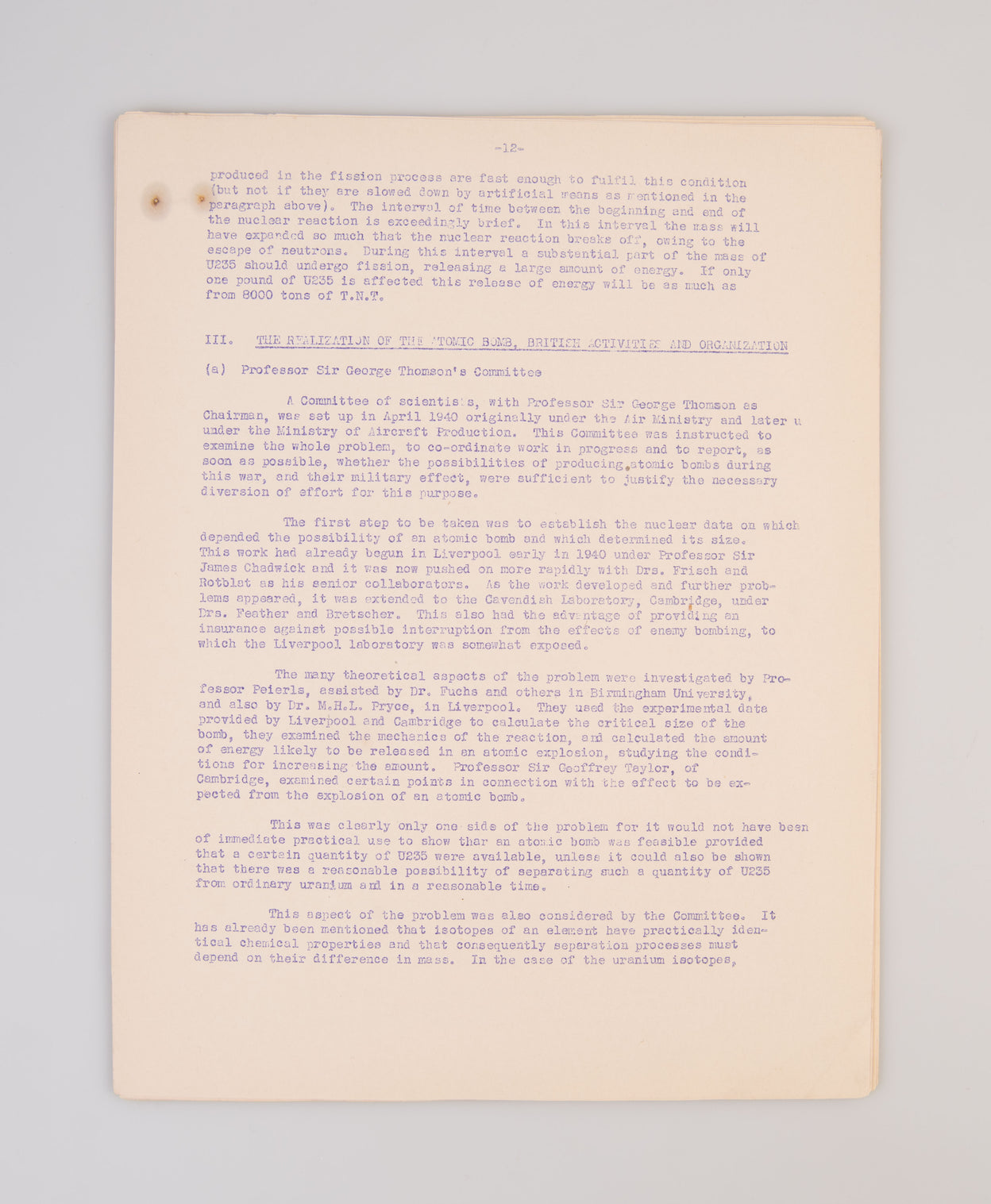 Britain and the Atomic Bomb.
