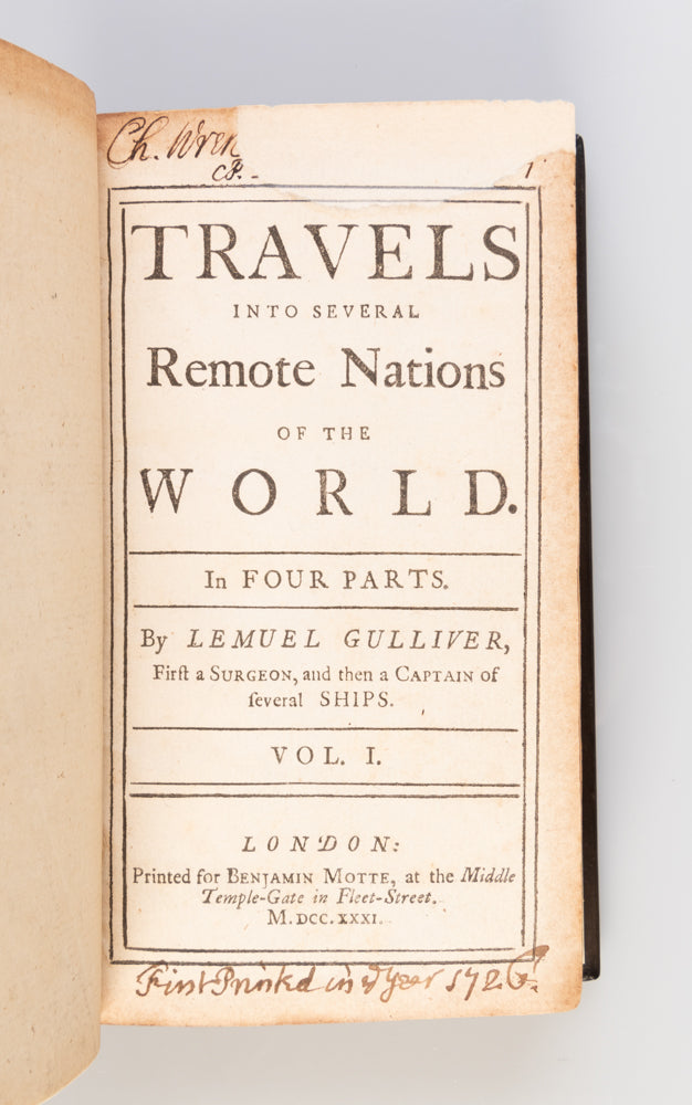 Travels into Several Remote Nations of the World.