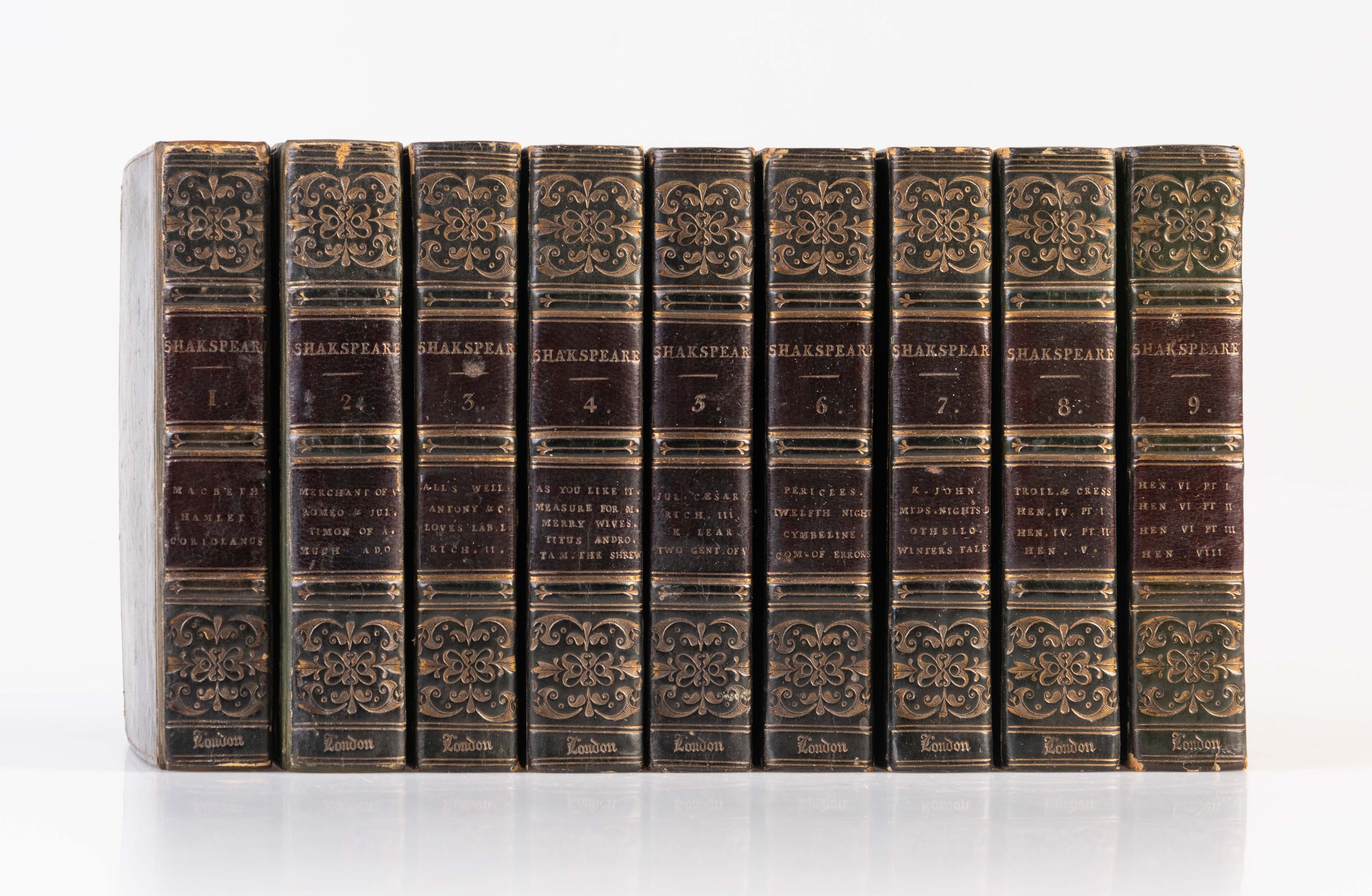 The Dramatic Works of Wm. Shakespeare. Correctly given from the text of Johnson and Steevens, with a Preface by Samuel Johnson, LL.D. and a Complete Glossarial Index.