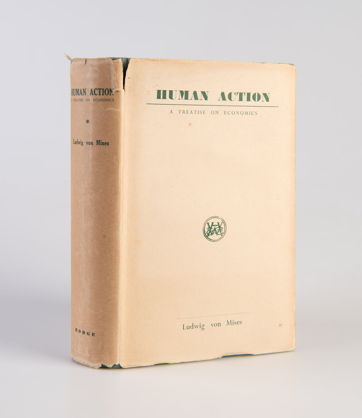 Human Action. A Treatise on Economics.