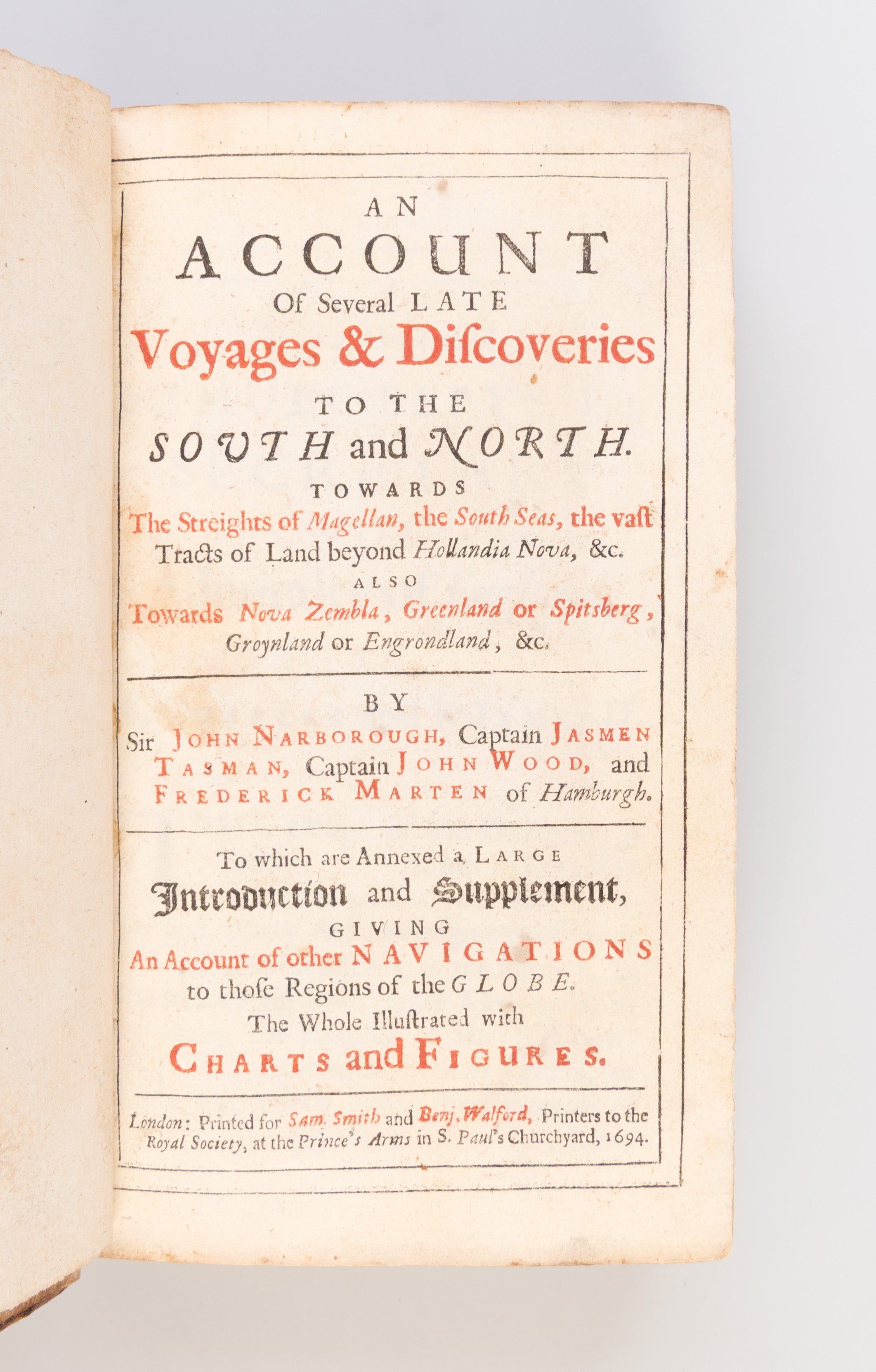 An Account of Several Late Voyages & Discoveries to the South and North.