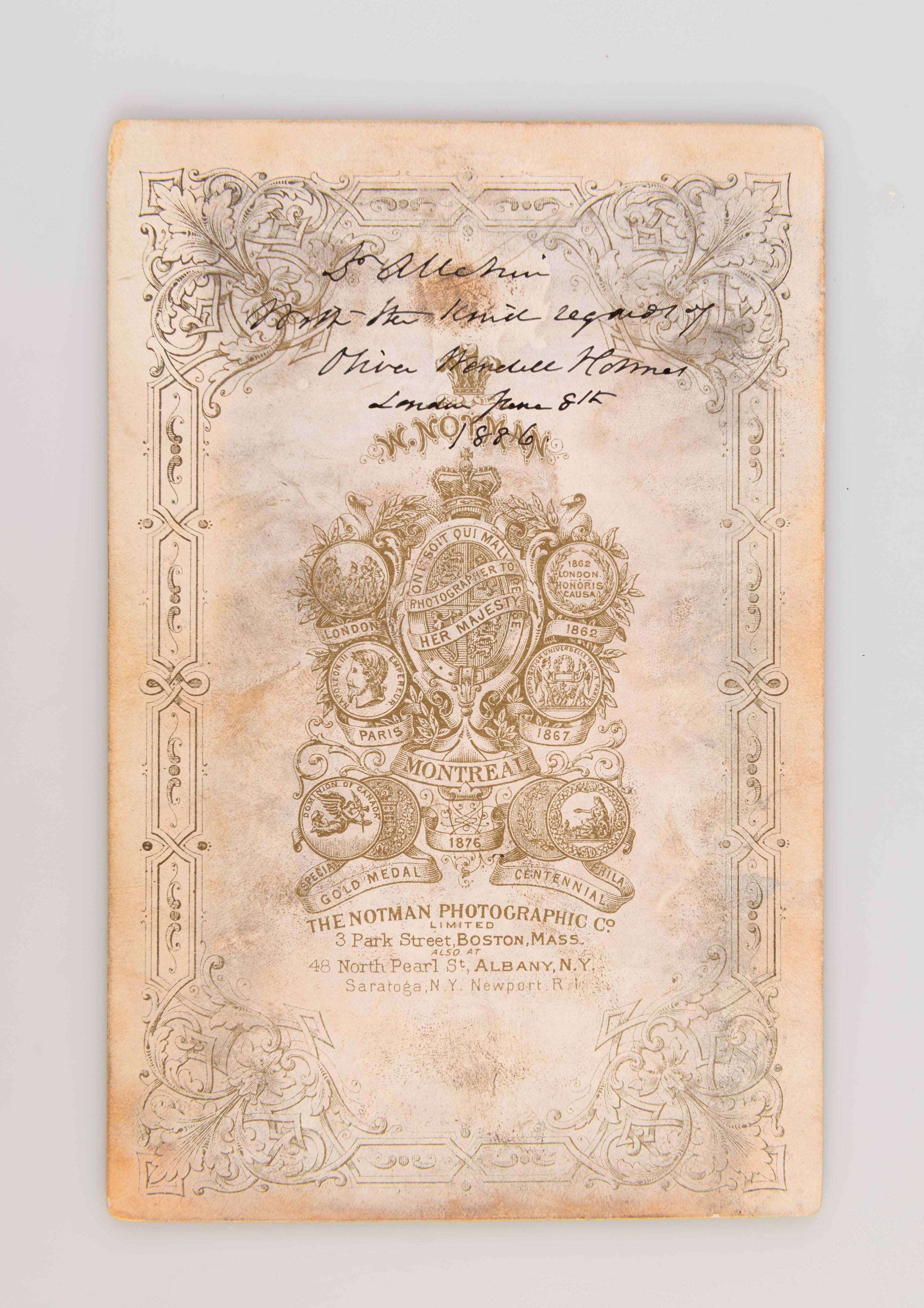 [Large cabinet card.]