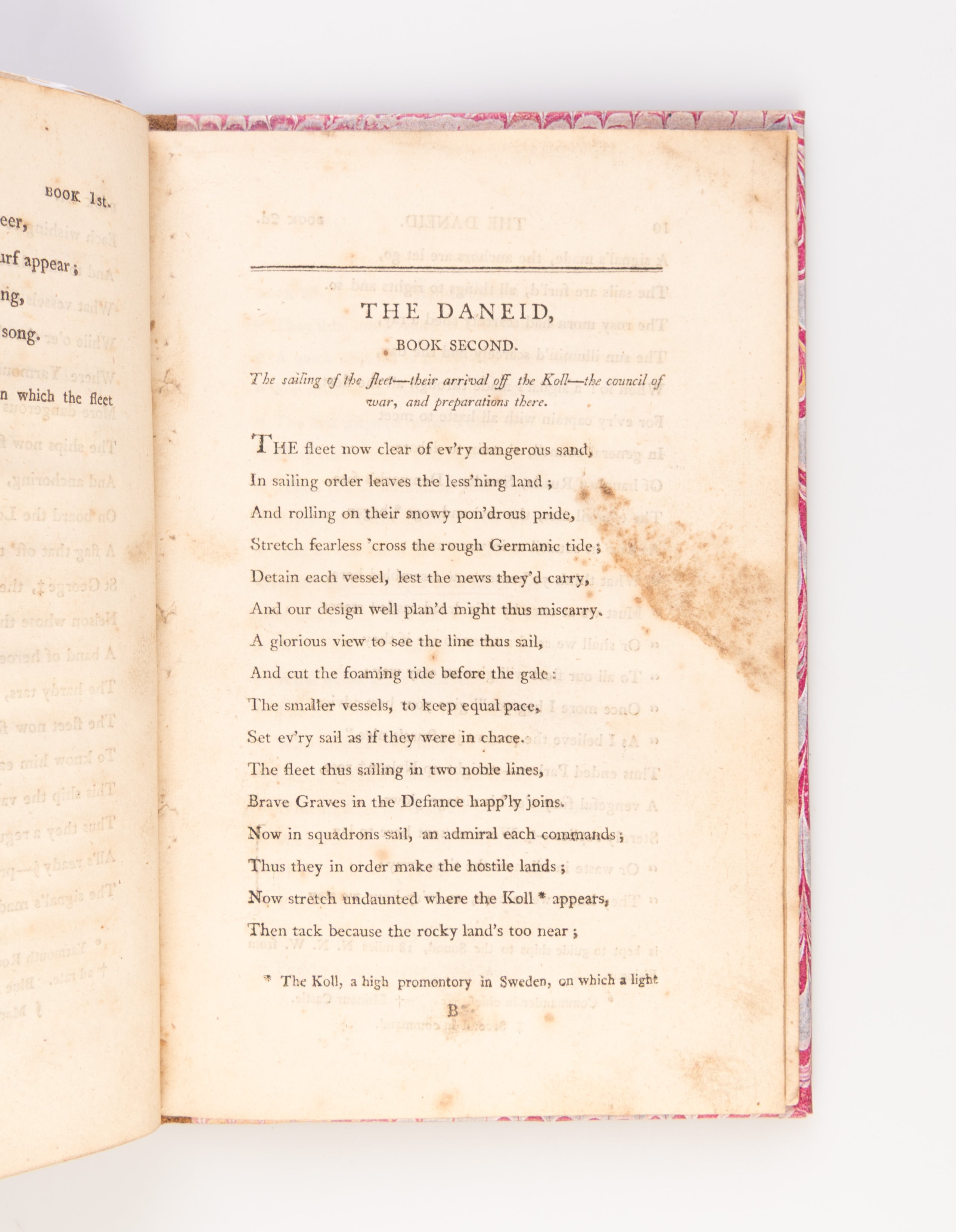 The Daneid, an Epic Poem, in four Books. Written on board his Majesty’s ship La Desirée.