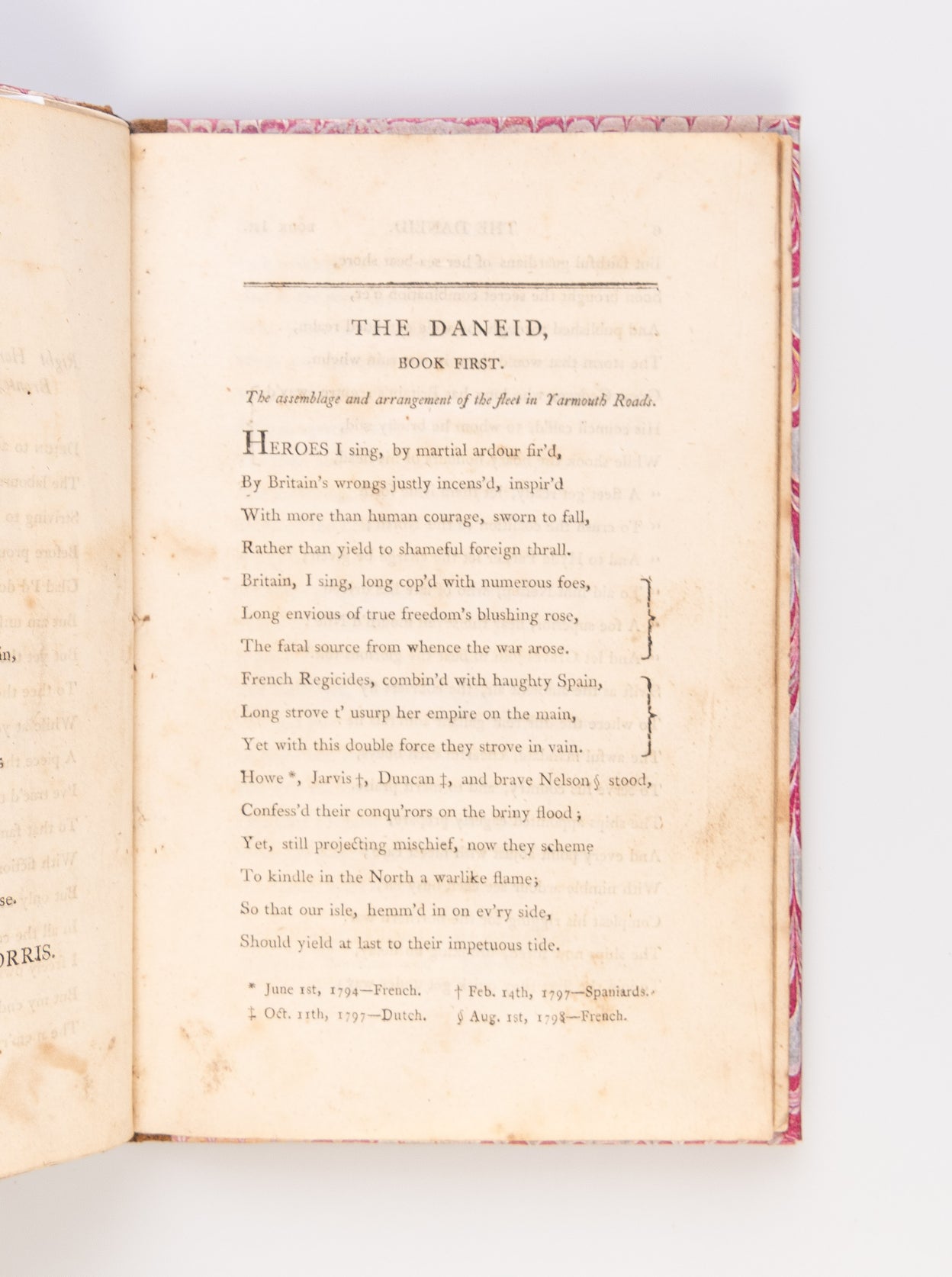 The Daneid, an Epic Poem, in four Books. Written on board his Majesty’s ship La Desirée.