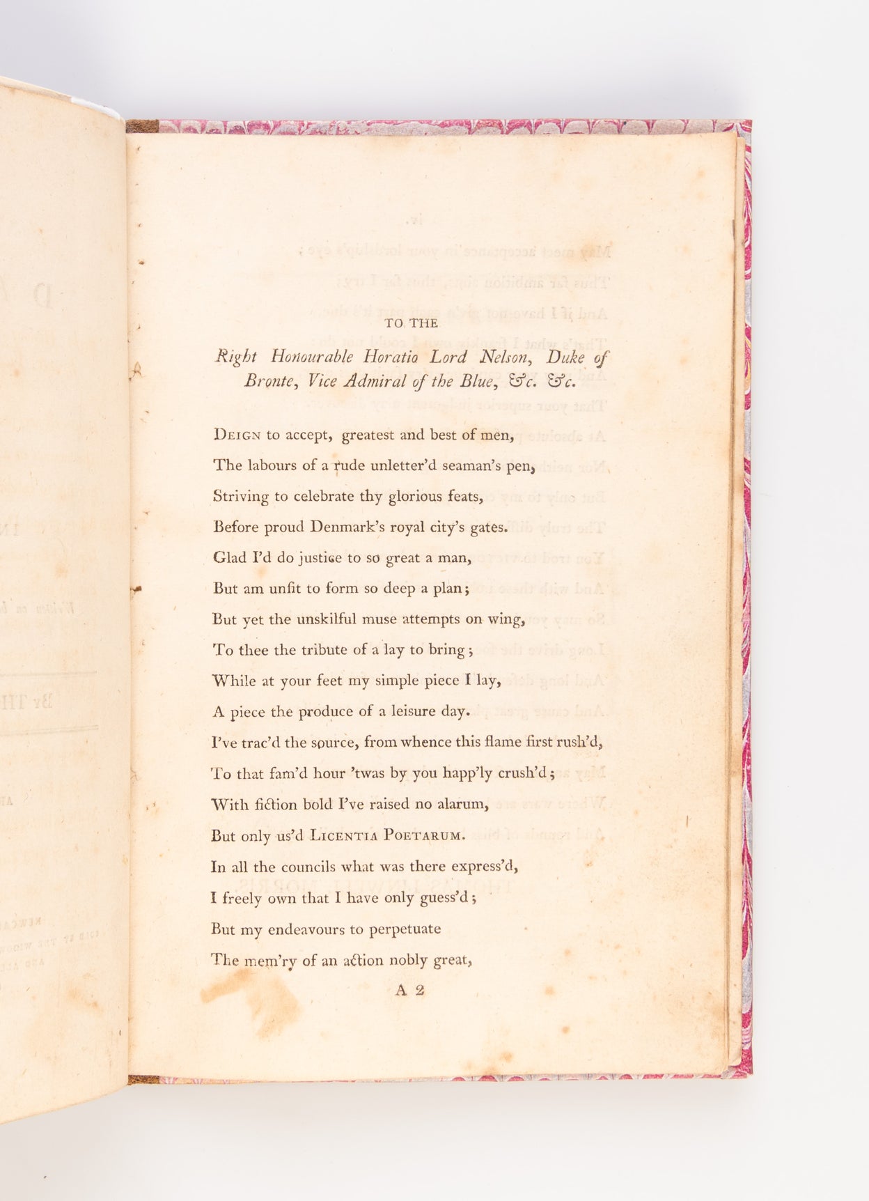 The Daneid, an Epic Poem, in four Books. Written on board his Majesty’s ship La Desirée.