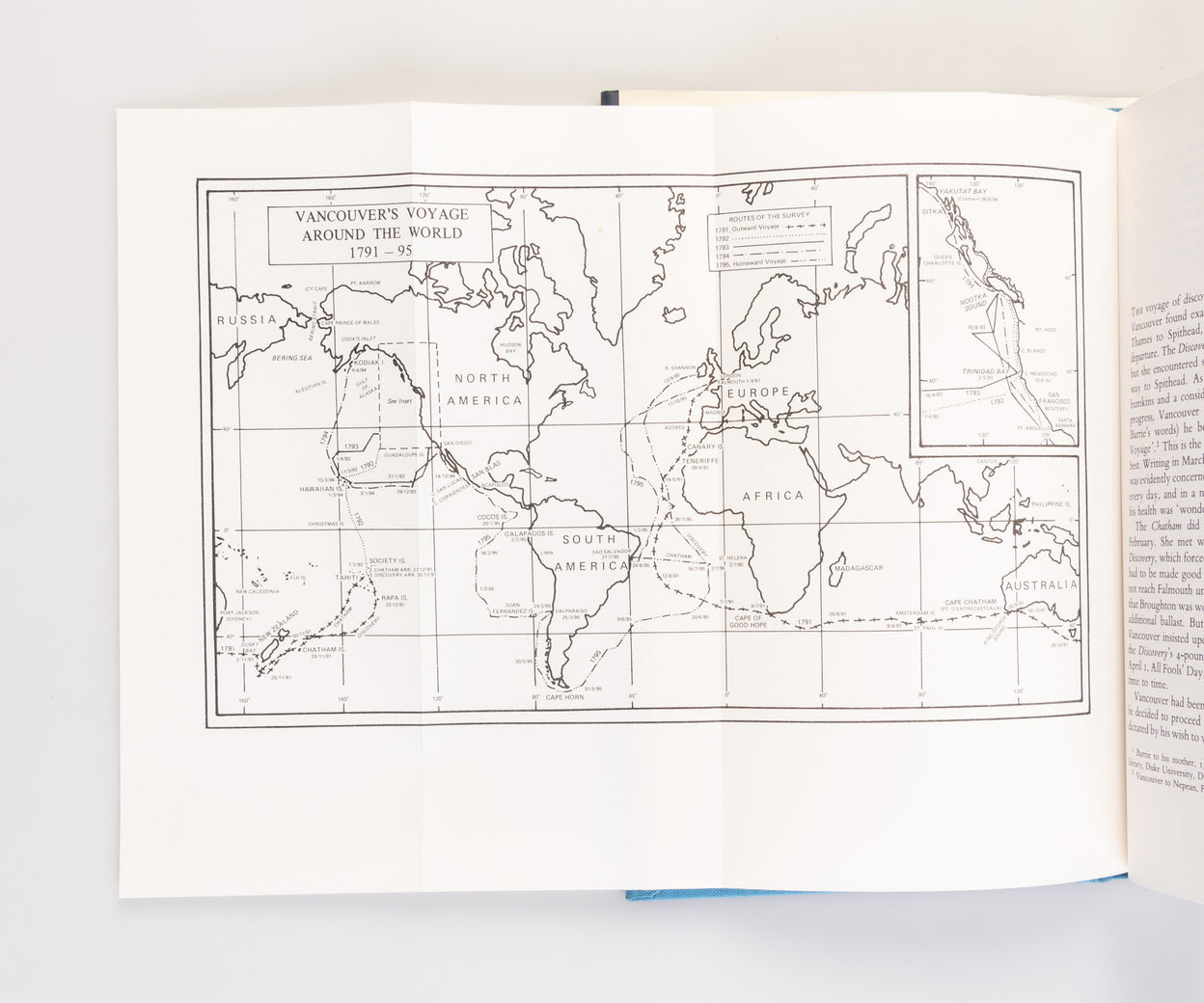 George Vancouver. A Voyage of Discovery to the North Pacific Ocean and Round the World 1791-1795. With an Introduction and Appendices.