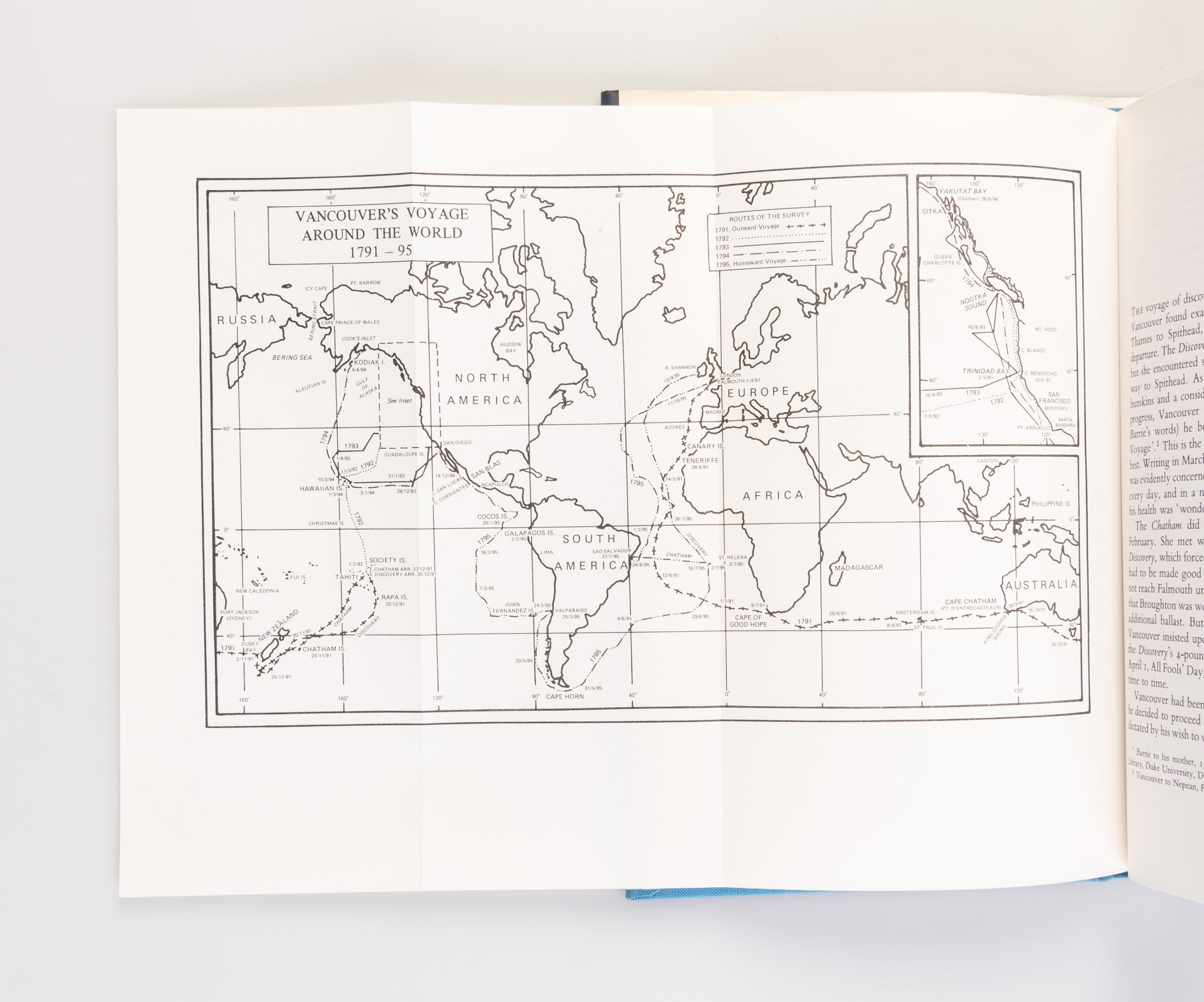 George Vancouver. A Voyage of Discovery to the North Pacific Ocean and Round the World 1791-1795. With an Introduction and Appendices.