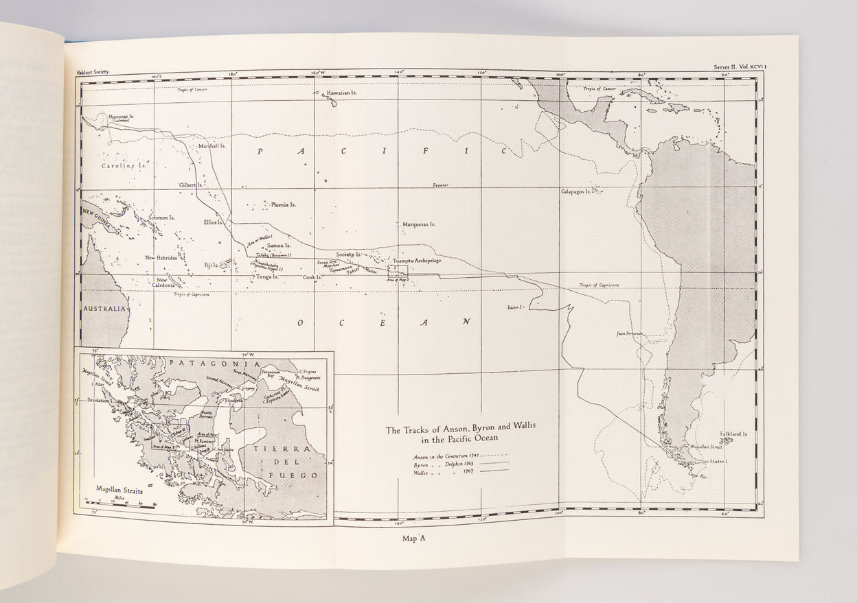 The Discovery of Tahiti. A Journal of the Second Voyage of H.M.S. Dolphin Round the World, under the Command of Captain Wallis, R.N., in the Years 1766, 1767 and 1768. Written by her master George Robertson.