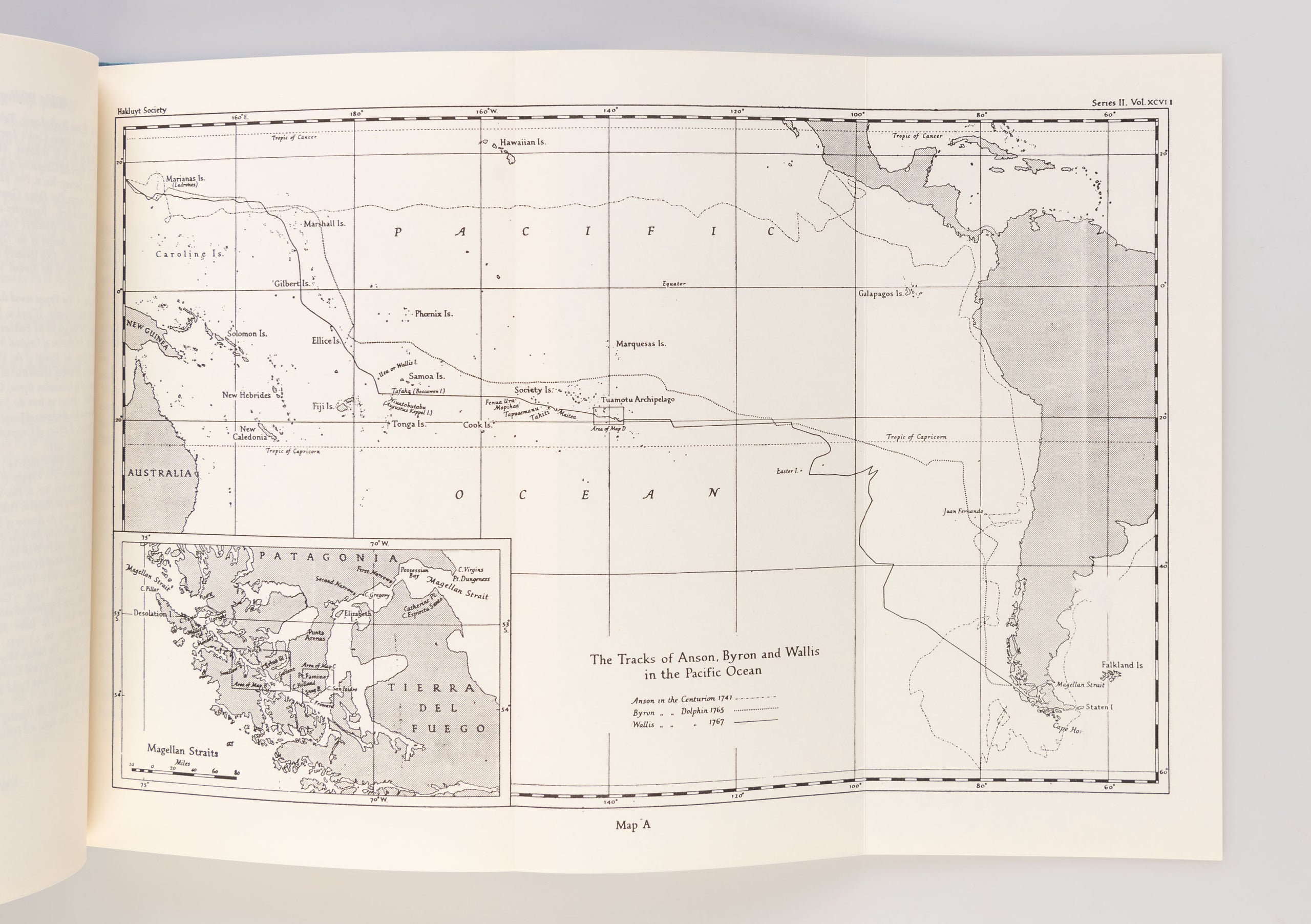 The Discovery of Tahiti. A Journal of the Second Voyage of H.M.S. Dolphin Round the World, under the Command of Captain Wallis, R.N., in the Years 1766, 1767 and 1768. Written by her master George Robertson.