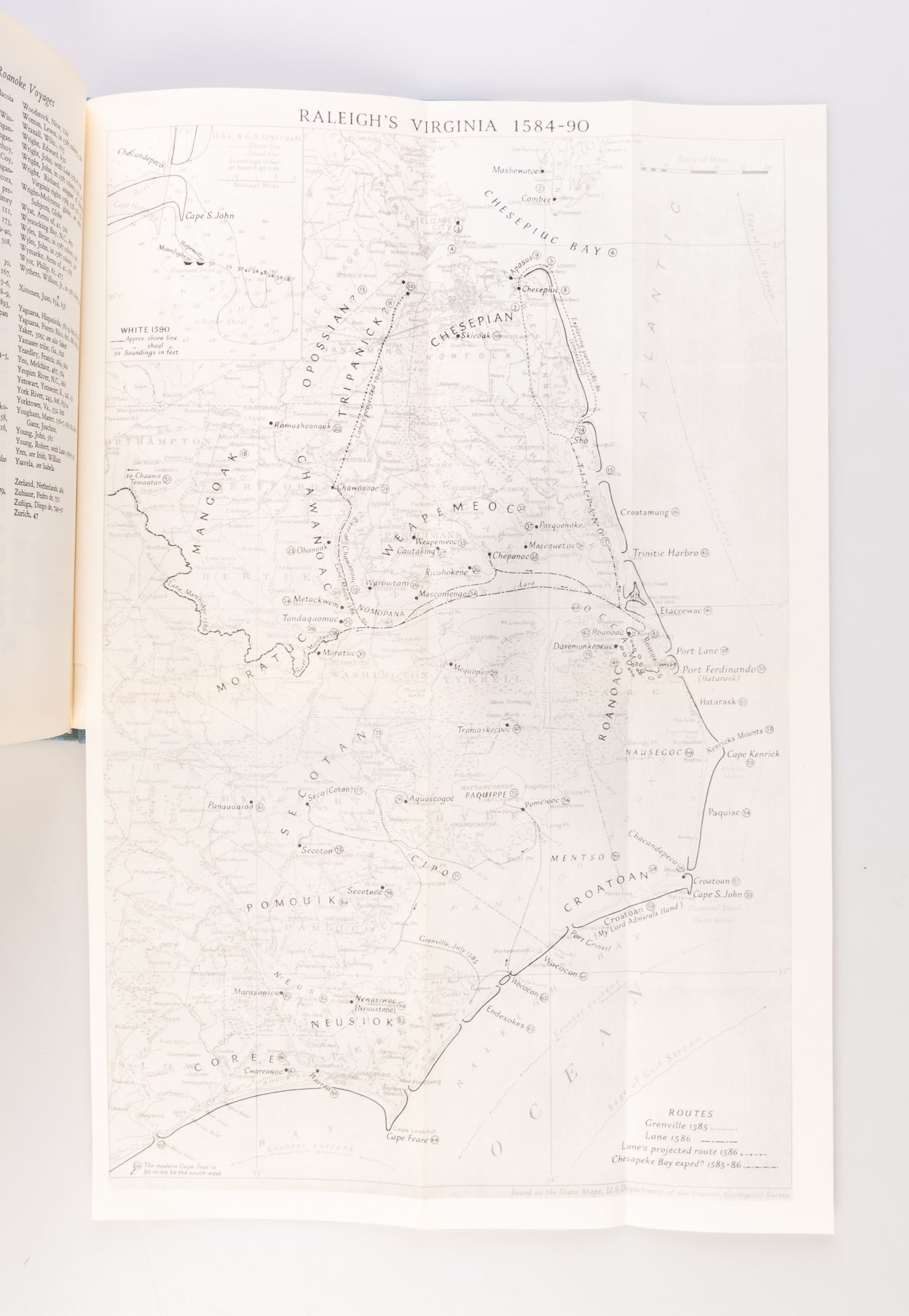 The Roanoke Voyages 1584-1590. Documents to illustrate the English voyages to North America under the patent granted to Walter Raleigh in 1584.