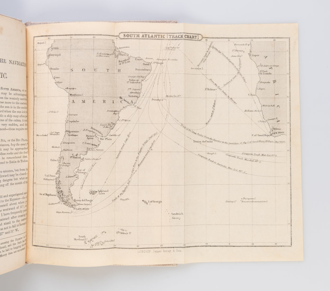 Short notes and Sailing Directions on Making Passage; to Accompany a Chart of the South Atlantic.