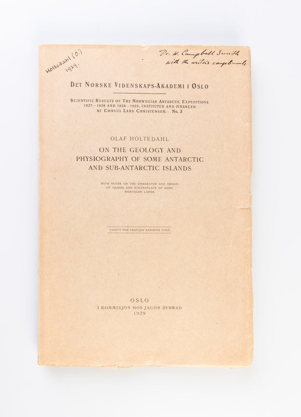 On the Geology and Physiography of Some Antarctic and Sub-Antarctic Islands.