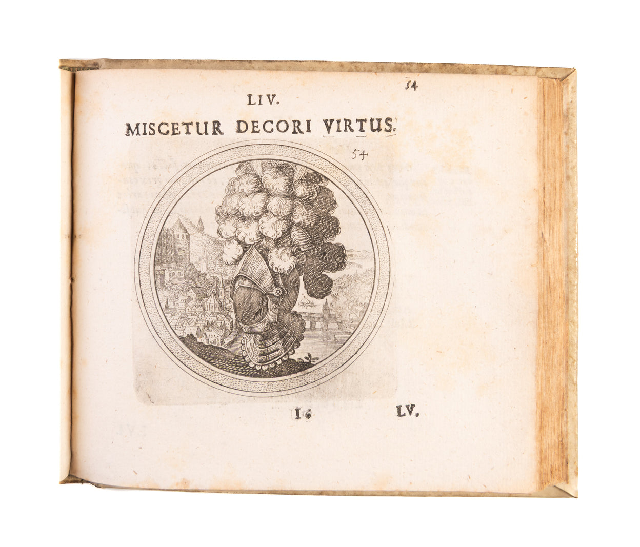 Emblematum Ethico-Politicorum Centuria. Une centaine d'Emblêmes morales & politiques... Hundert Sitten- und Politische Sinnen-Bilder in Kupffer entworffen von Matth. Merian.
Frankfurt, Thomas Michael Götz, 1698