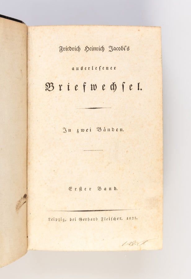 Auserlesener Briefwechsel. In zwei Bänden.