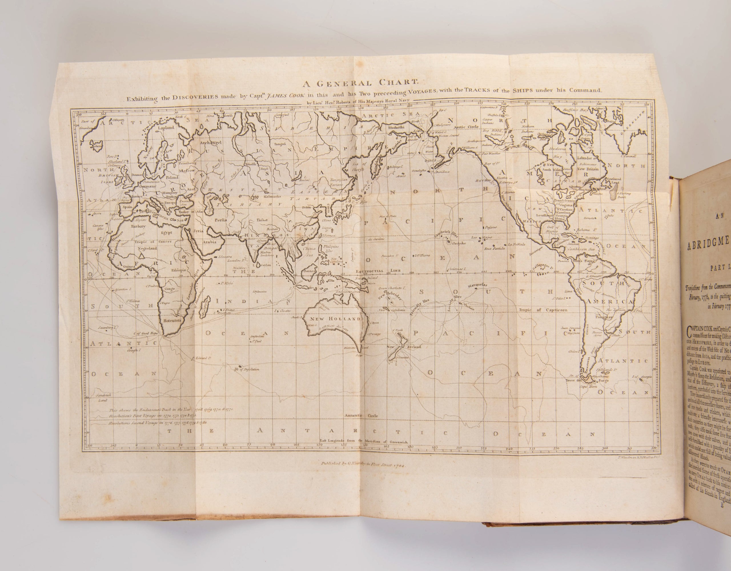 An Abridgement of Captain Cook's First and Second Voyages.